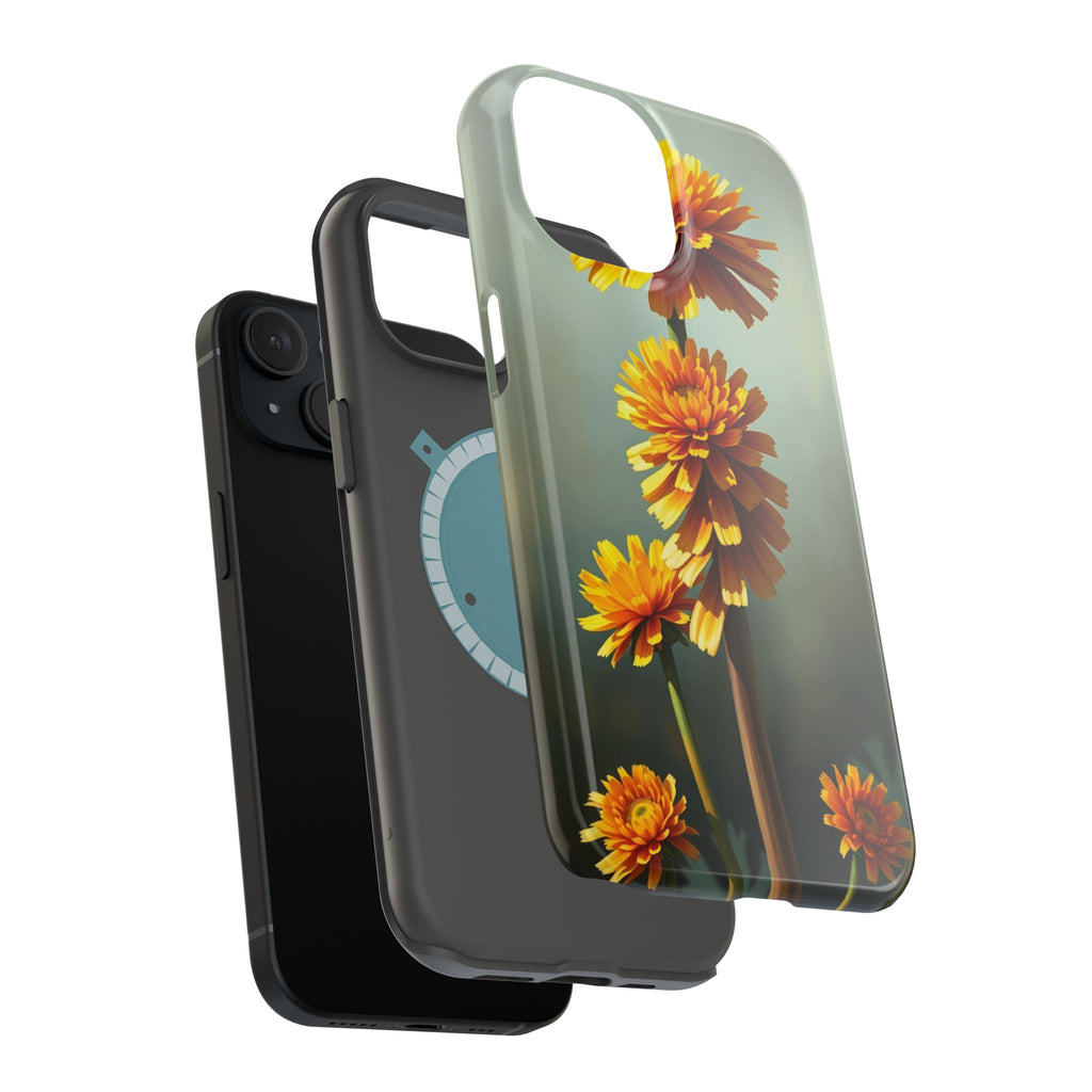 iPhone Ranunculus Stack Electric Art Slim Everyday Designer Case · iPhone Case