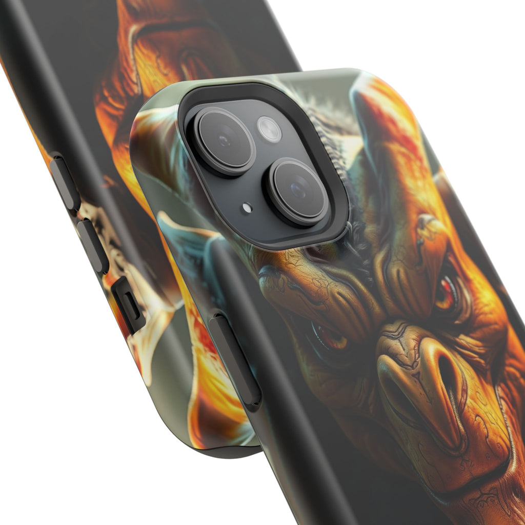 iPhone Mustard And Rust Goblin Mode Activated Slim Everyday Designer Case · iPho