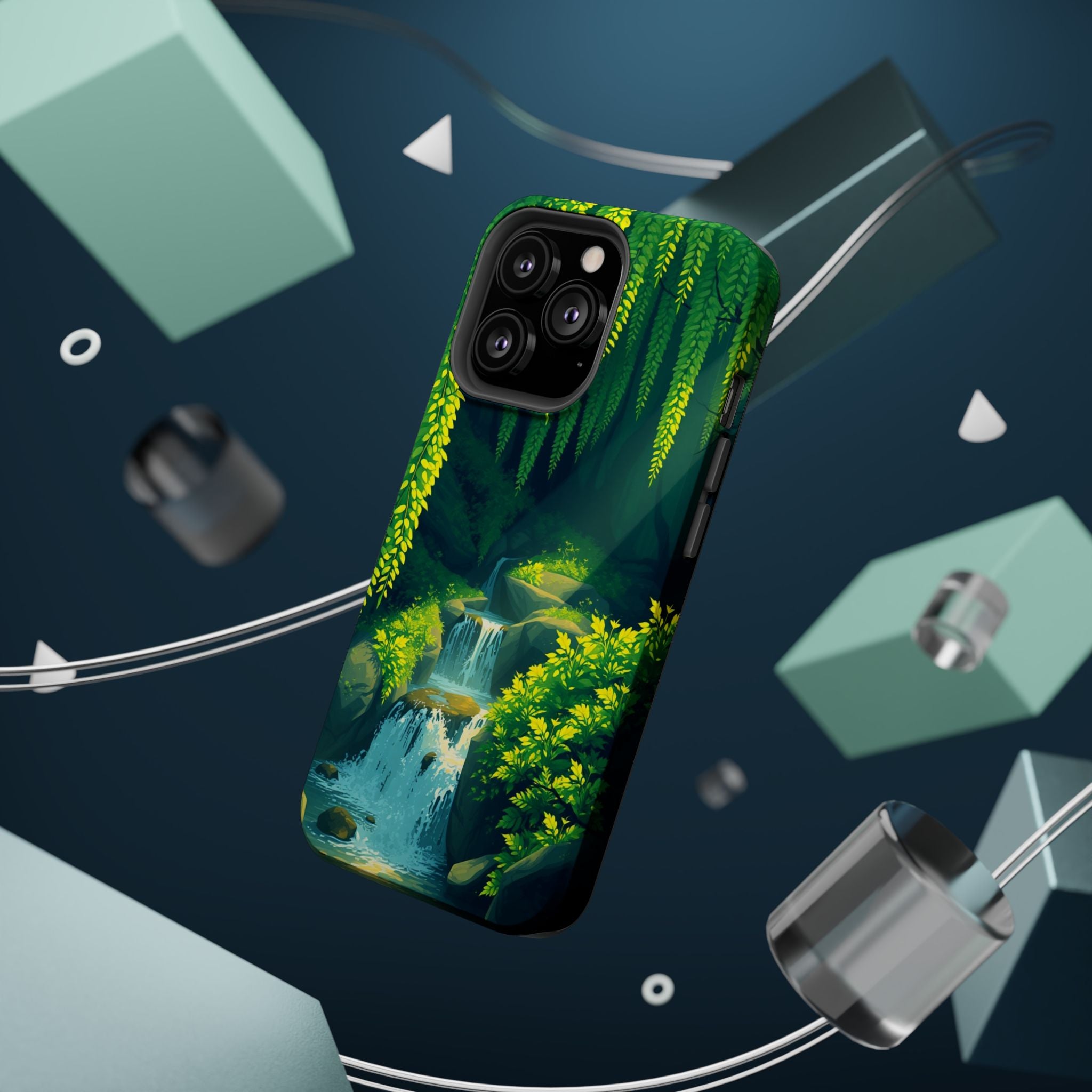 iPhone Earthy Wisteria Cascade Design Slim Everyday iPhone 13 Designer · iPhone
