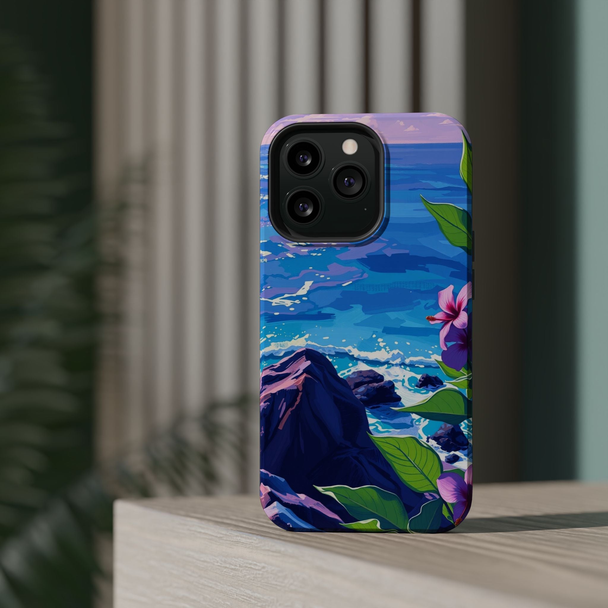 iPhone Hibiscus Coast Enchanted Art Slim Everyday Designer Case · iPhone Case