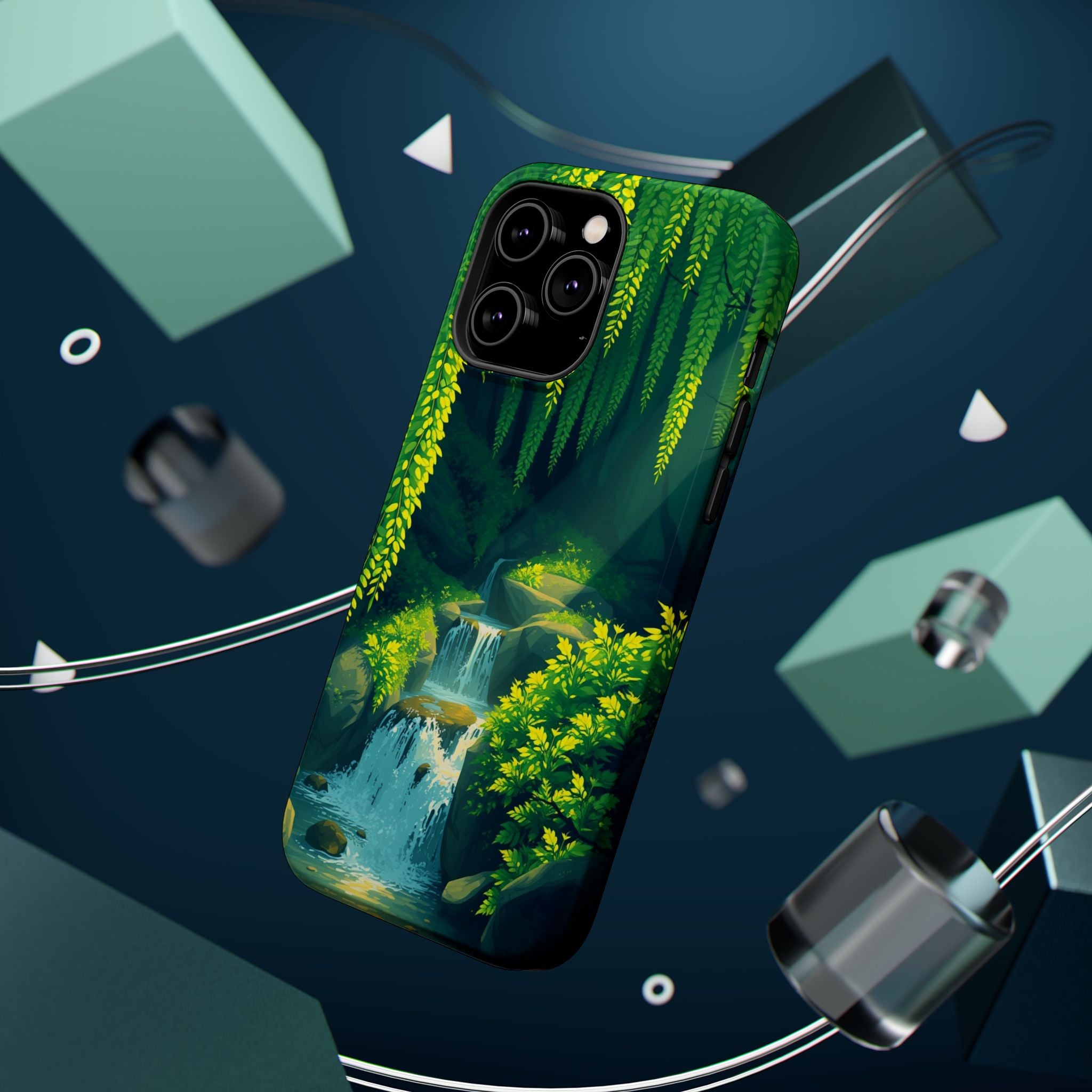 iPhone Earthy Wisteria Cascade Design Slim Everyday iPhone 13 Designer · iPhone