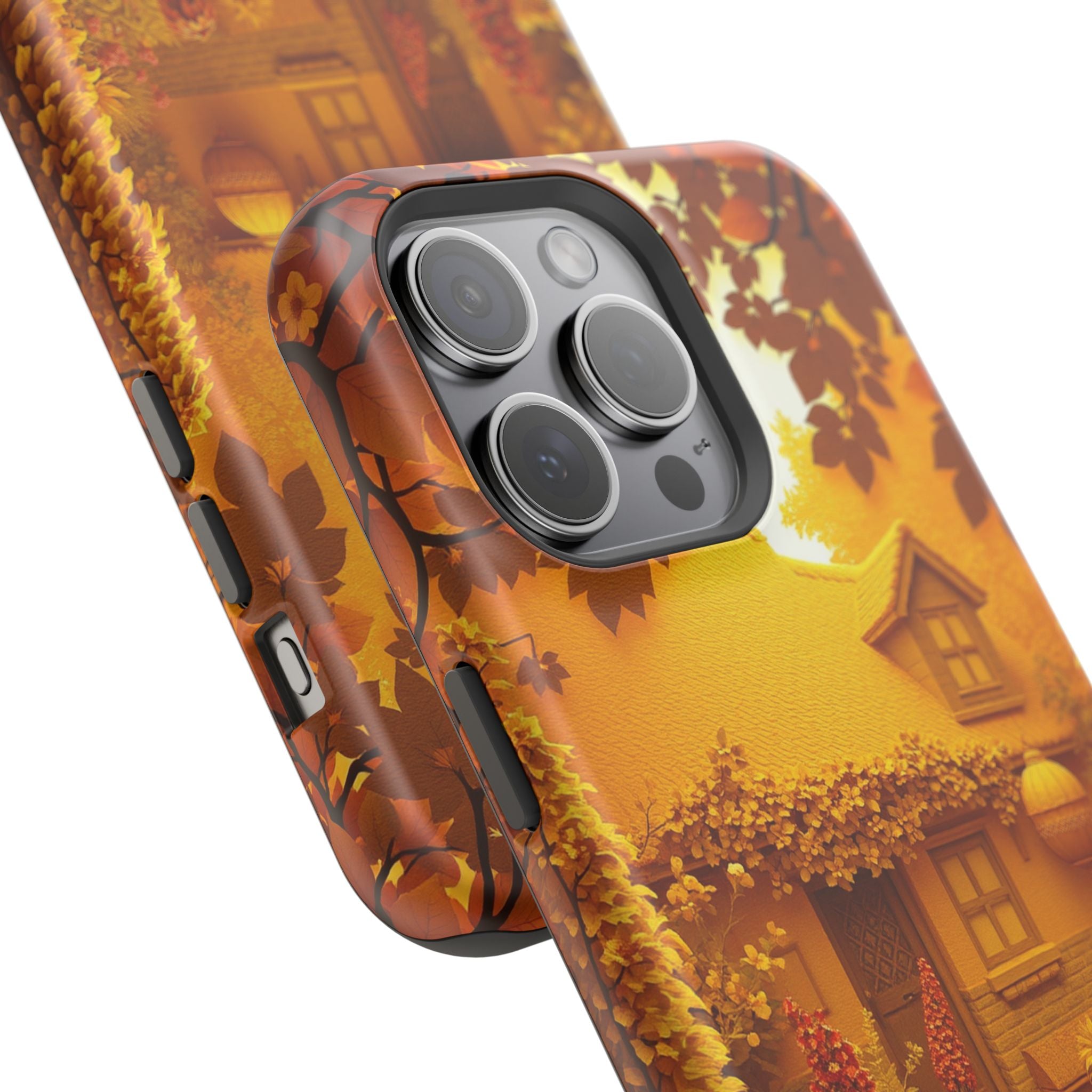 iPhone Vibrant Cottage Garden Design Slim Everyday Designer Case · iPhone Case