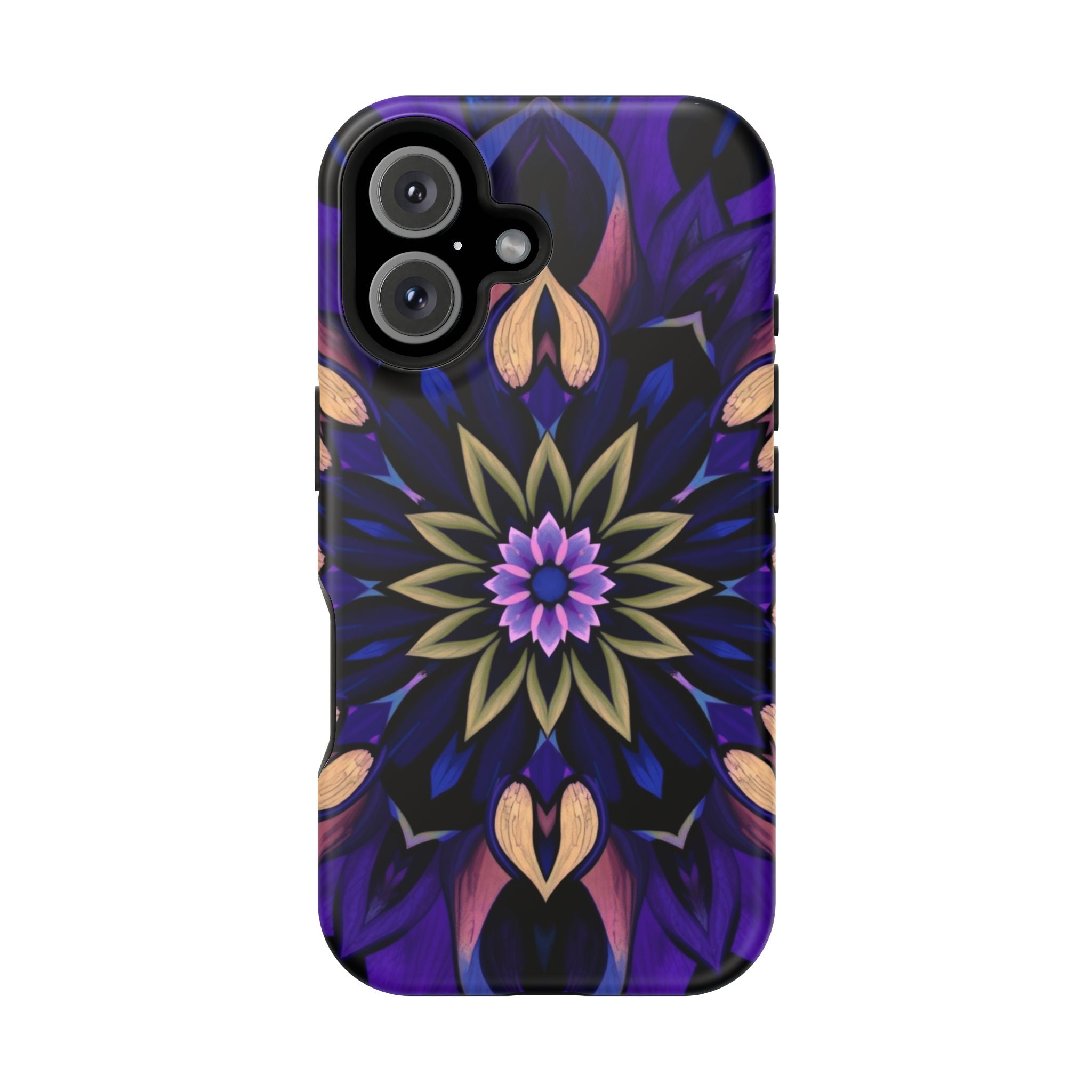 iPhone Floral Mandala Mystic Art Bold Modern Everyday Snap Case · iPhone Case