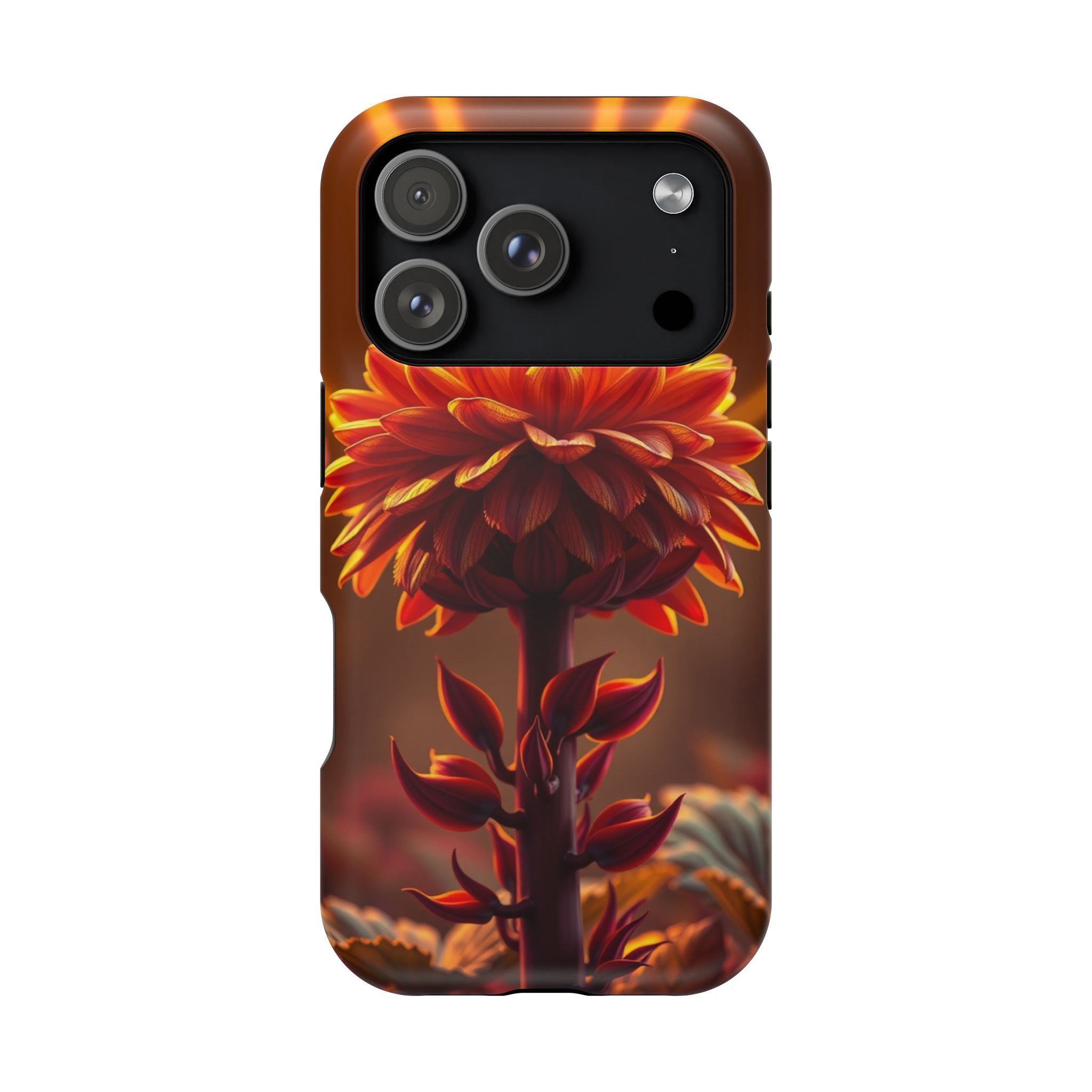 iPhone Mustard And Rust Ranunculus Stack Slim Everyday iPhone Designer · iPhone