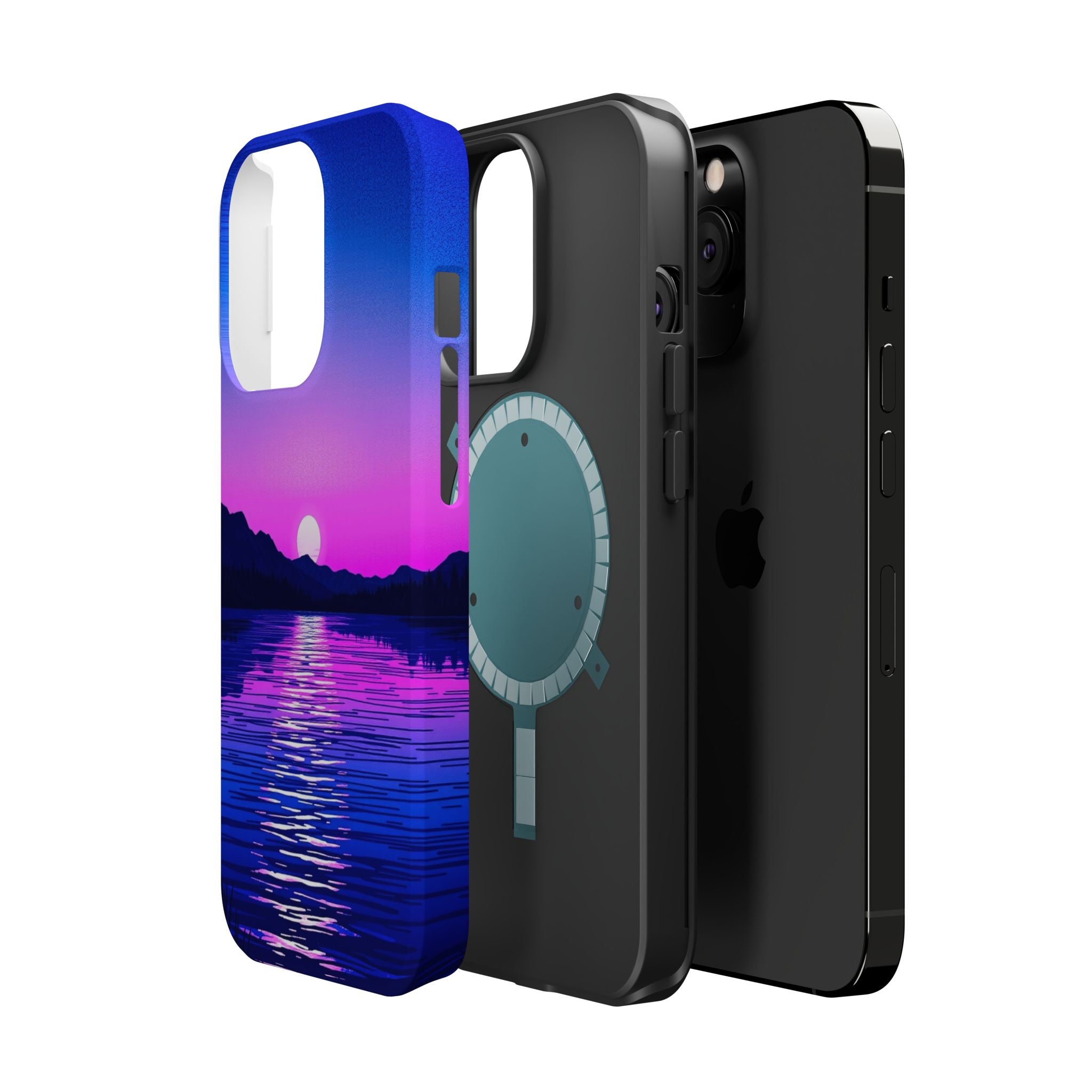 iPhone Indigo And Violet Lake at Twilight Slim iPhone Everyday Designer · iPhone