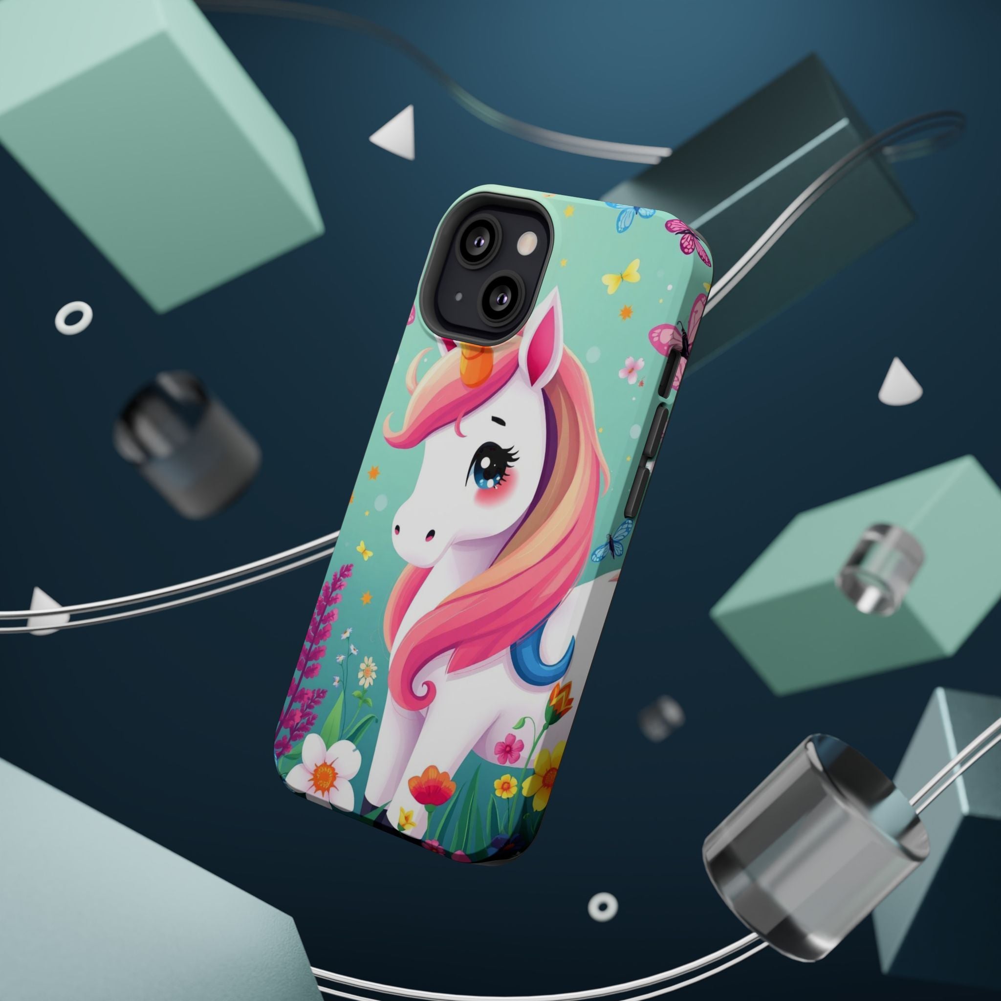 iPhone Dragonfly Unicorn Kids Fun iPhone Phone Case Gift Clean Minimal · iPhone