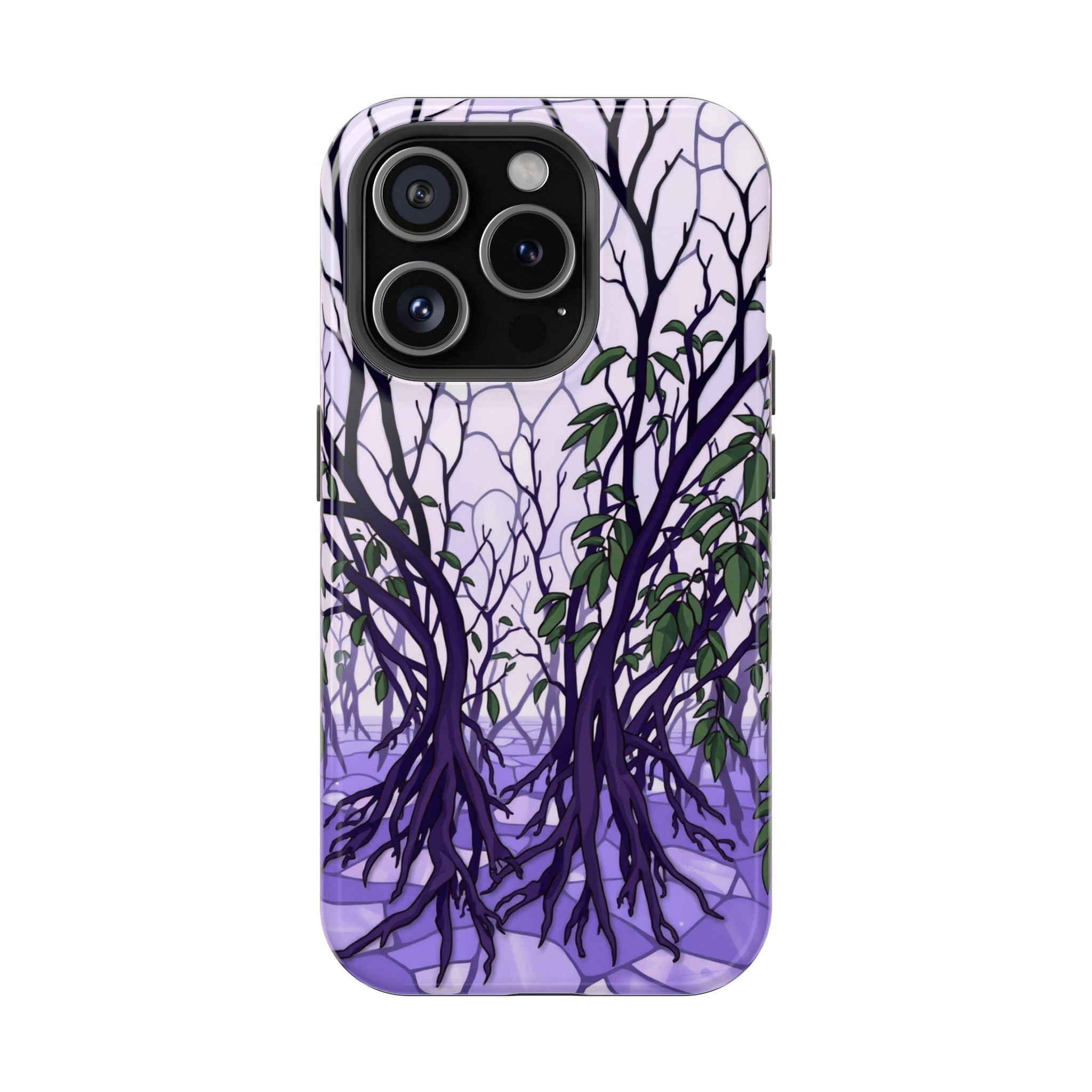 iPhone Lavender And Pearl Mangrove Roots Slim Everyday iPhone Designer · iPhone