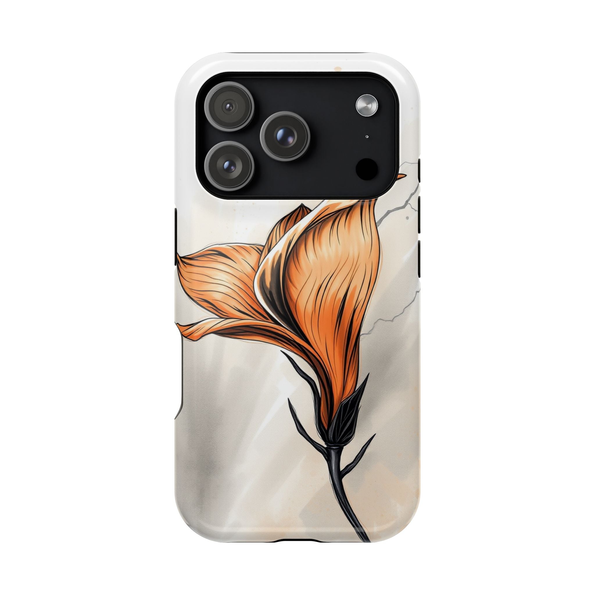 iPhone Dreamy Petal Storm Design Bold Modern Everyday Snap Case · iPhone Case