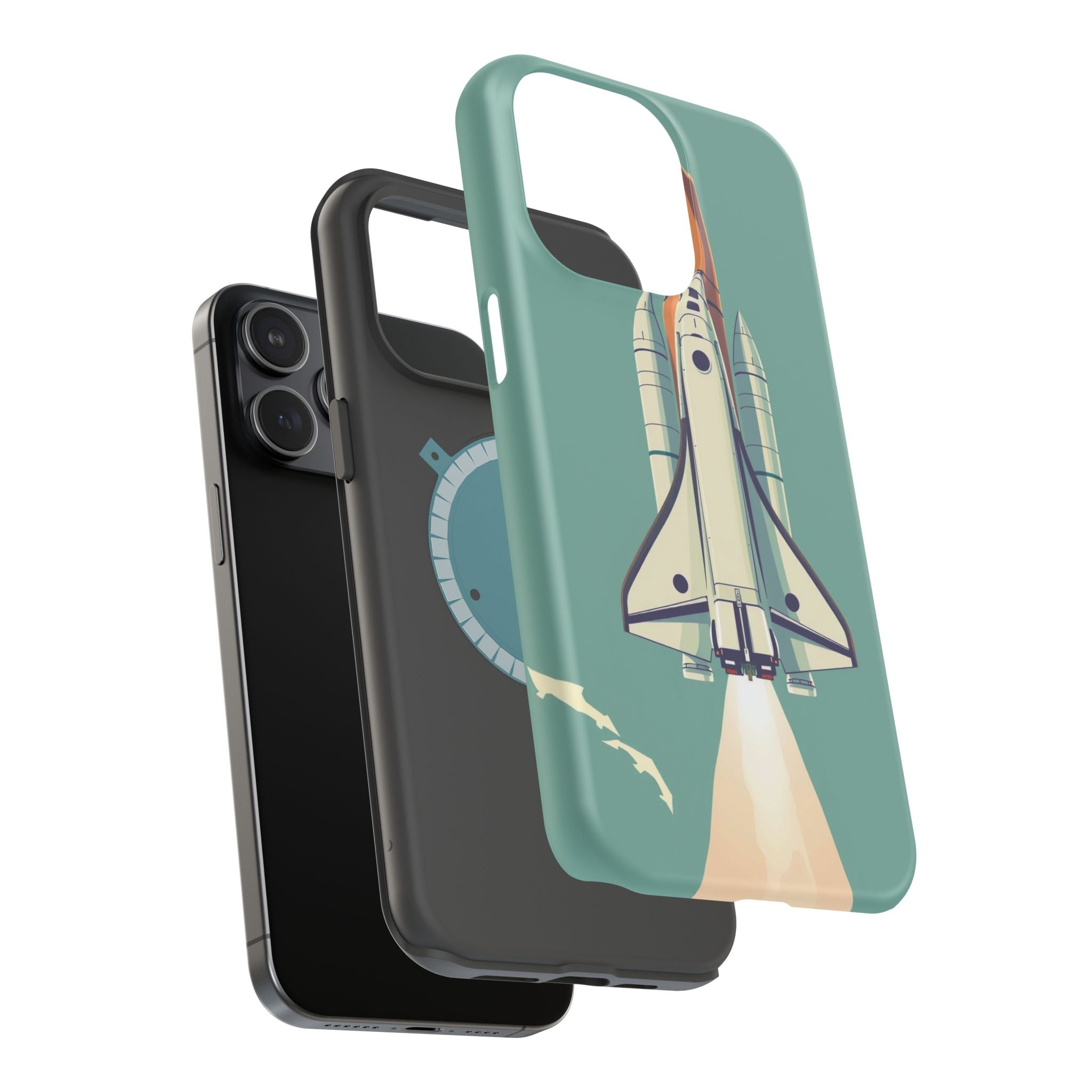 iPhone Retro Space Shuttle Cinematic Art Slim Everyday Designer Case · iPhone Ca
