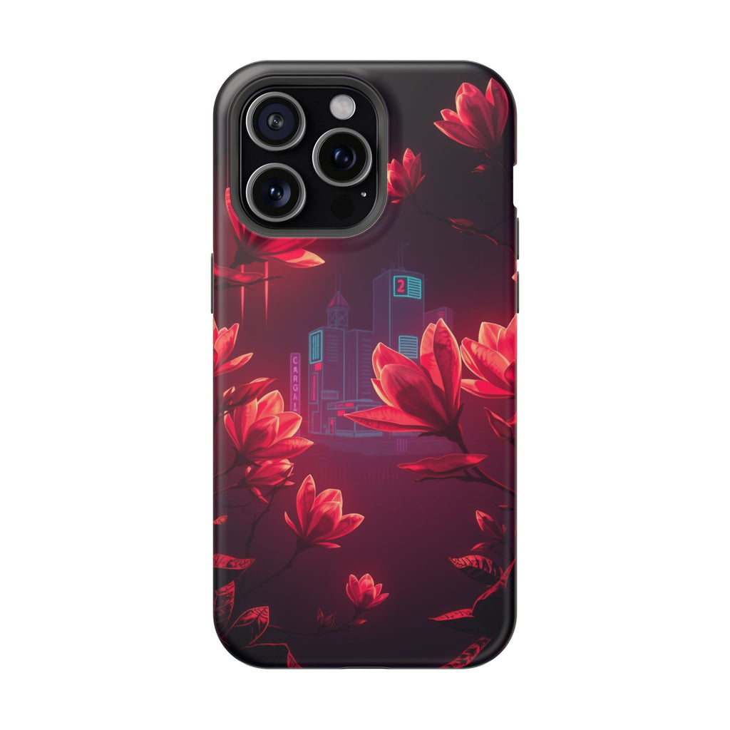 iPhone Charcoal And Copper Magnolia Dream Slim iPhone Everyday Designer · iPhone