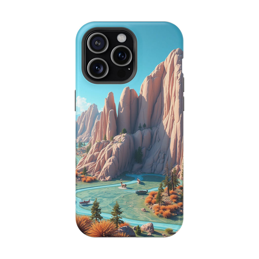 iPhone Pine Ridge Electric Art Slim Everyday Designer Case · iPhone Case