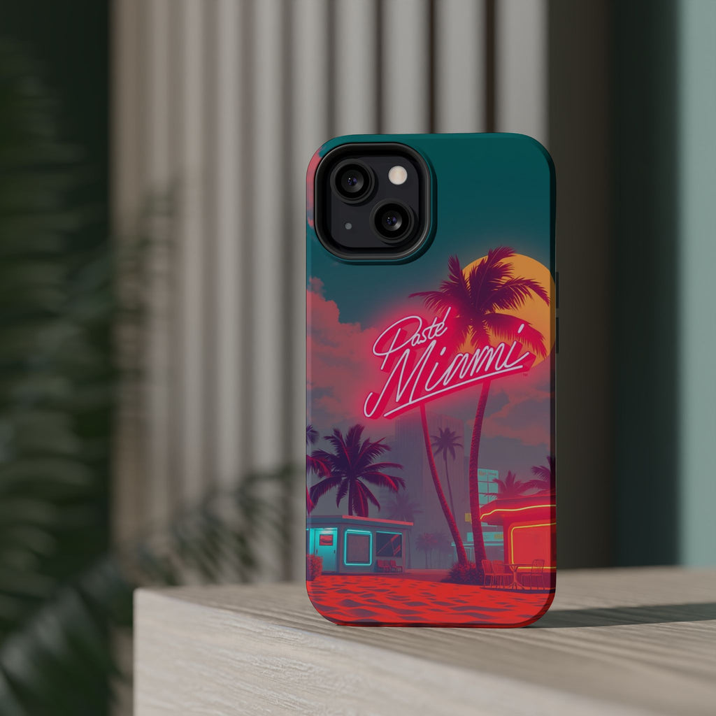 iPhone 1980s Pastel Miami Enchanted Art Slim Everyday Designer Case · iPhone Cas