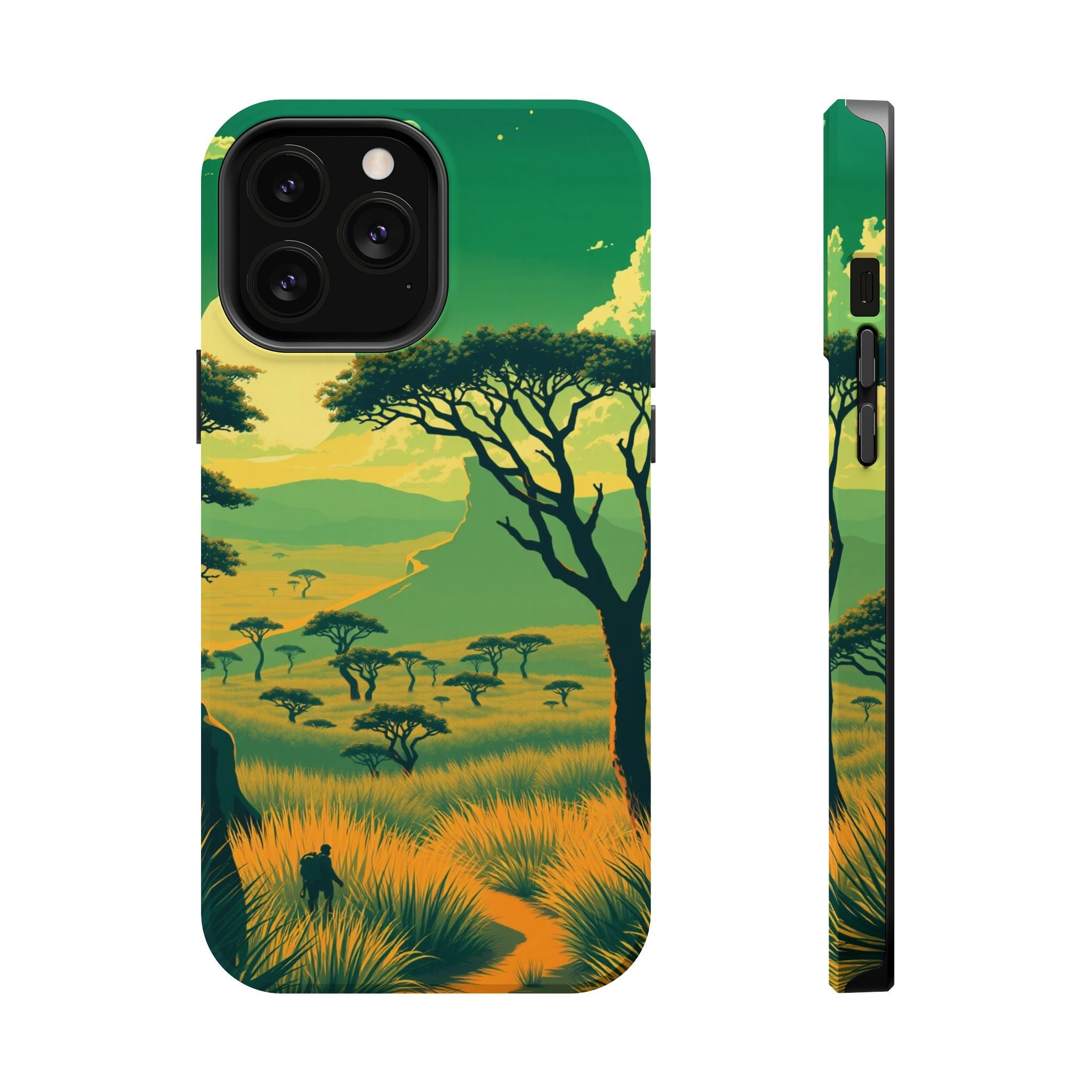 iPhone Savanna Horizon Pixel Art -Bit Slim Everyday Designer Case · iPhone Case