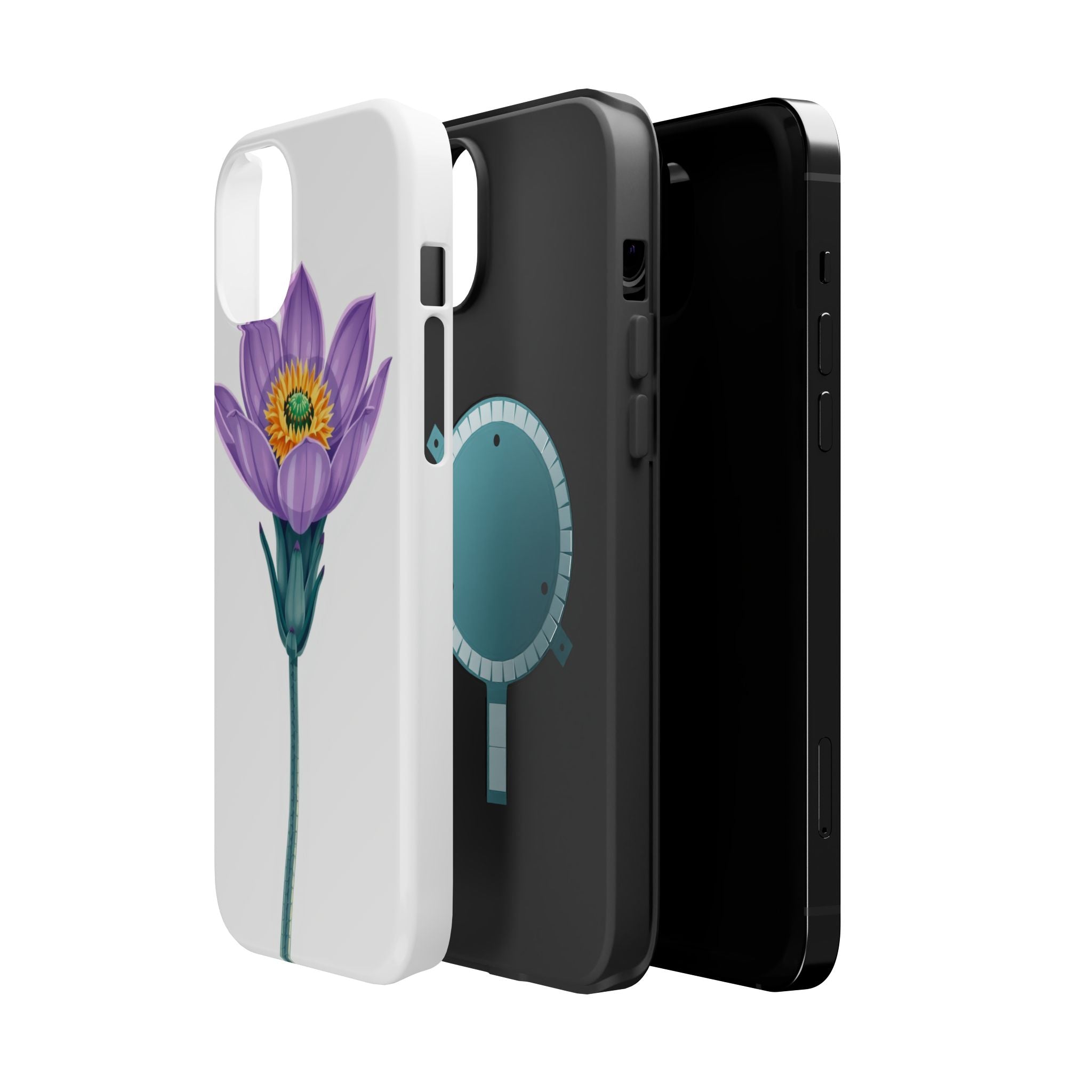 iPhone Indigo And Violet Desert Flower Slim Everyday Designer Case · iPhone Case