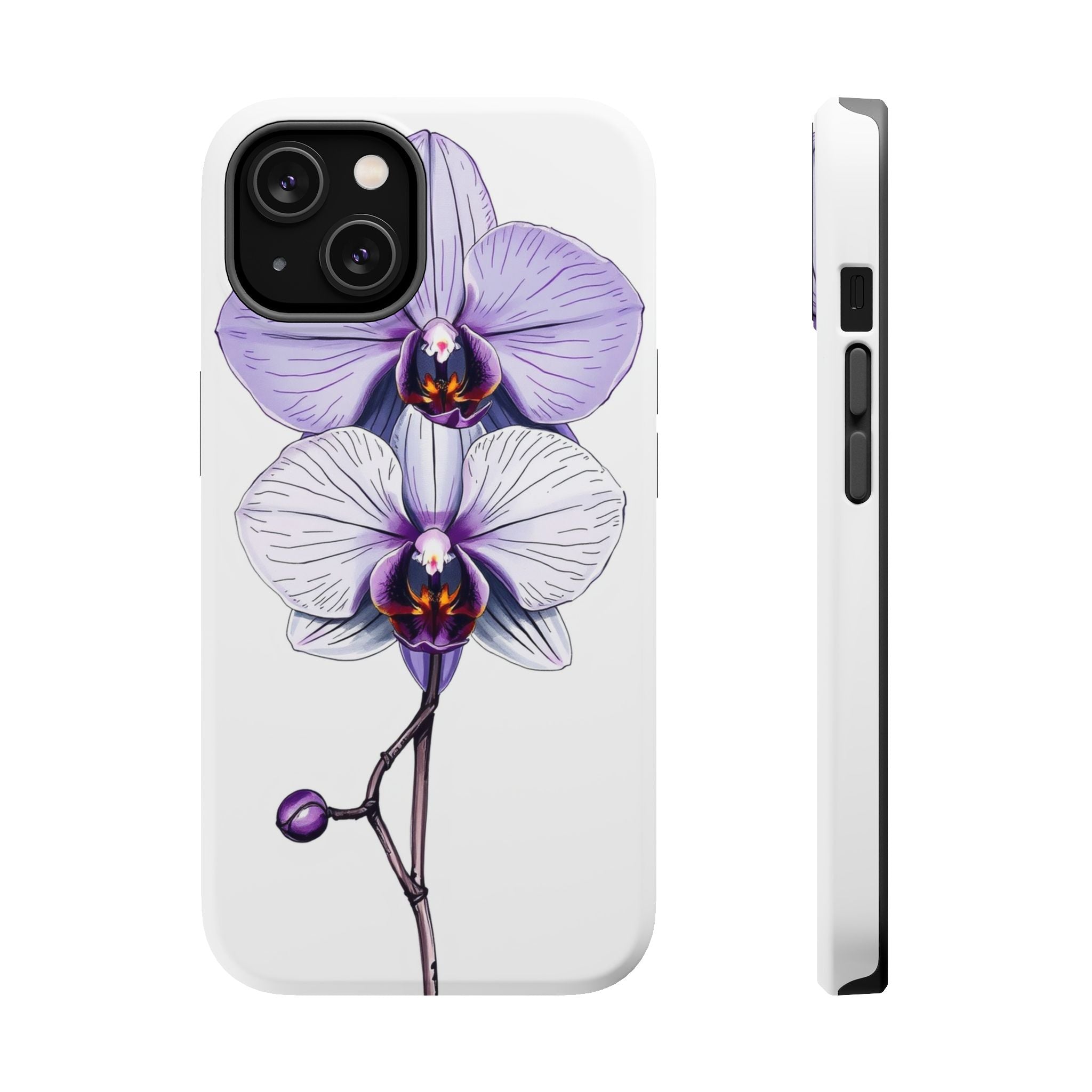 iPhone Orchid Study Hand-Drawn Sketch Slim Everyday Designer Case · iPhone Case
