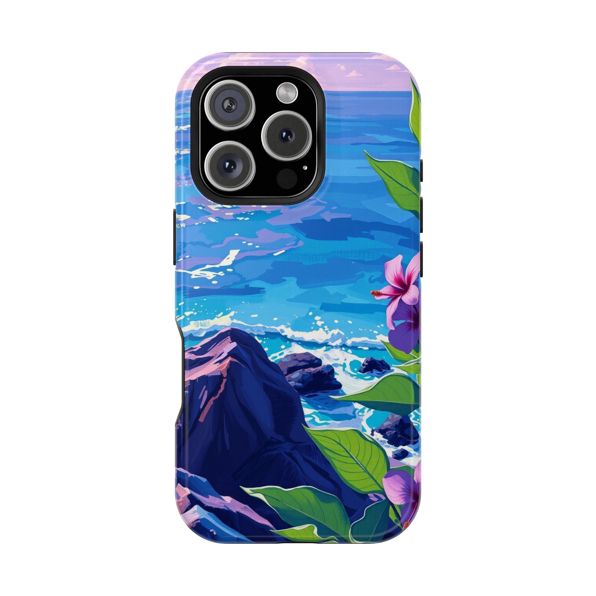 iPhone Hibiscus Coast Enchanted Art Slim Everyday Designer Case · iPhone Case