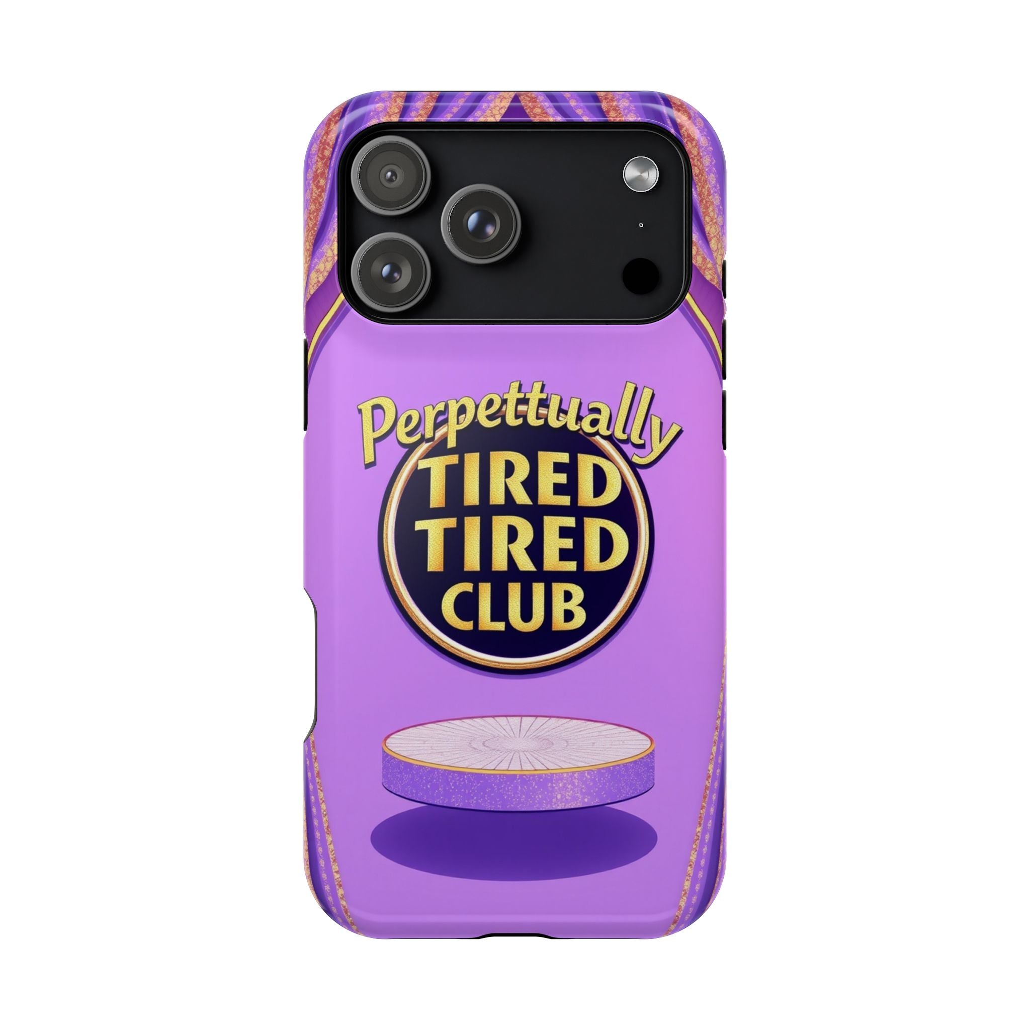 iPhone Perpetually Tired Club Bold Art Slim Everyday Designer Case · iPhone Case