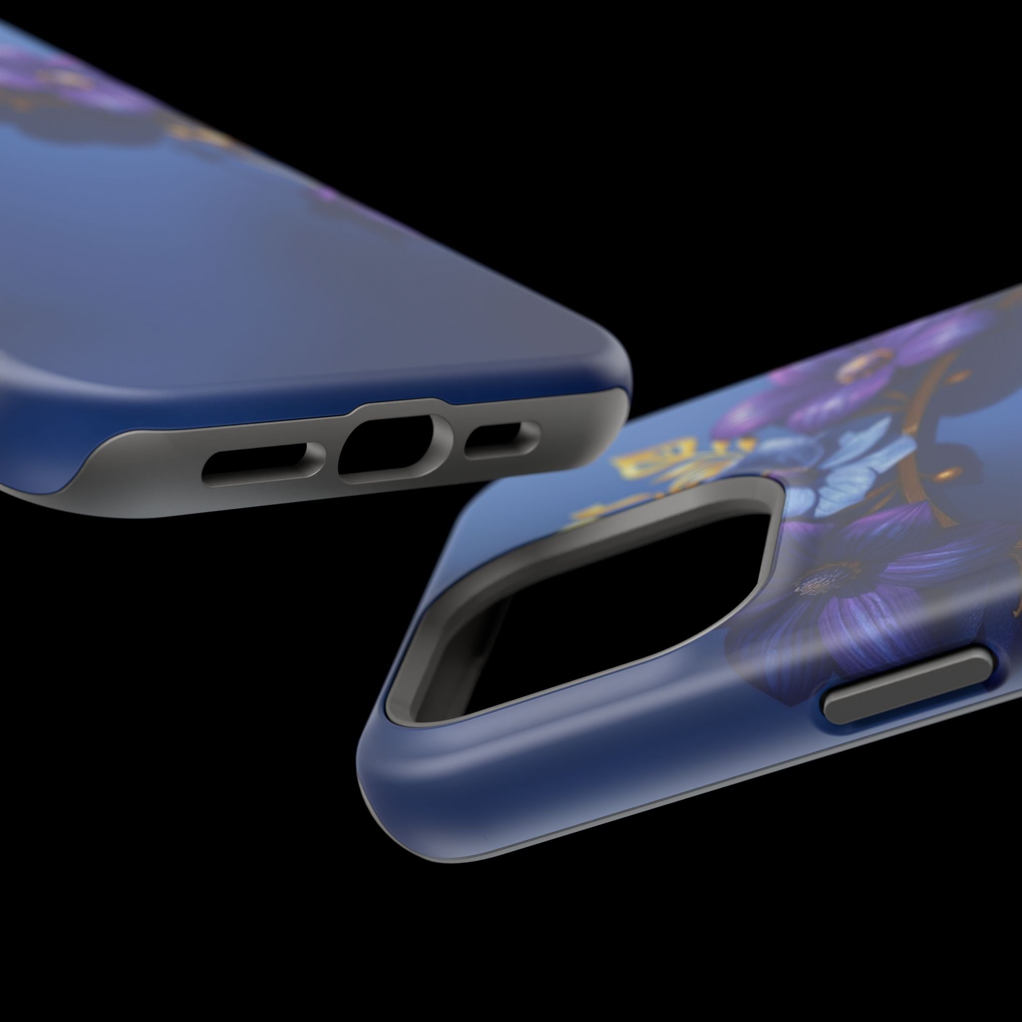iPhone Vibrant Floral Crown Design 14 Slim Everyday Designer Case · iPhone Case