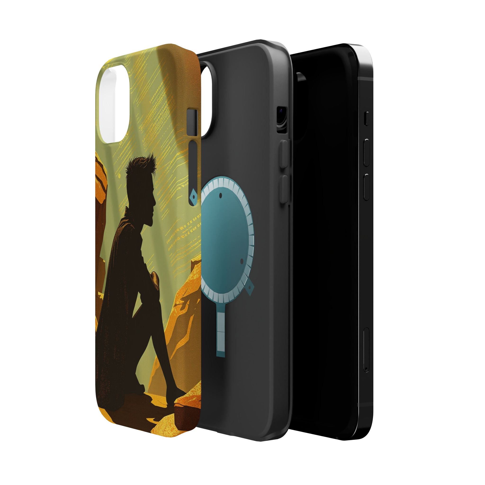 iPhone Mustard And Rust Overthinking Again Slim Everyday Designer Case · iPhone