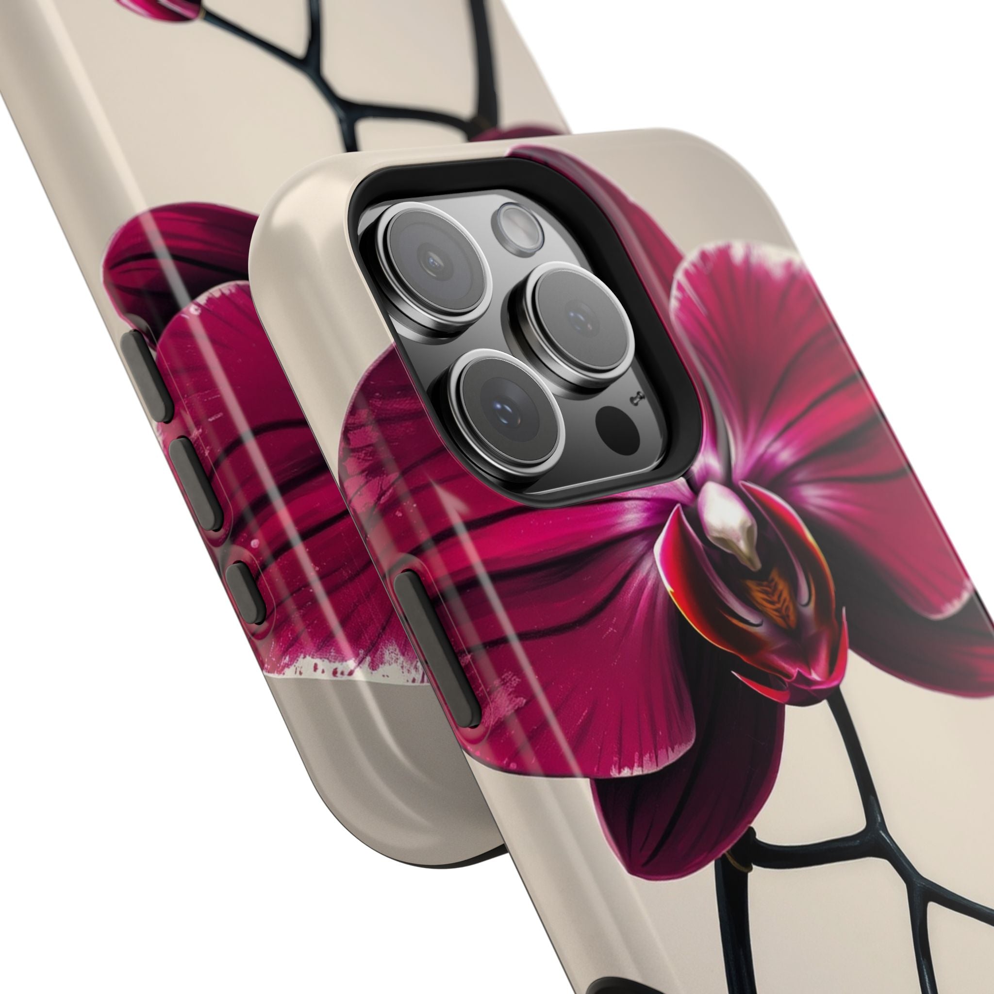 iPhone Orchid Study Enchanted Art Bold Modern Everyday Snap Case · iPhone Case