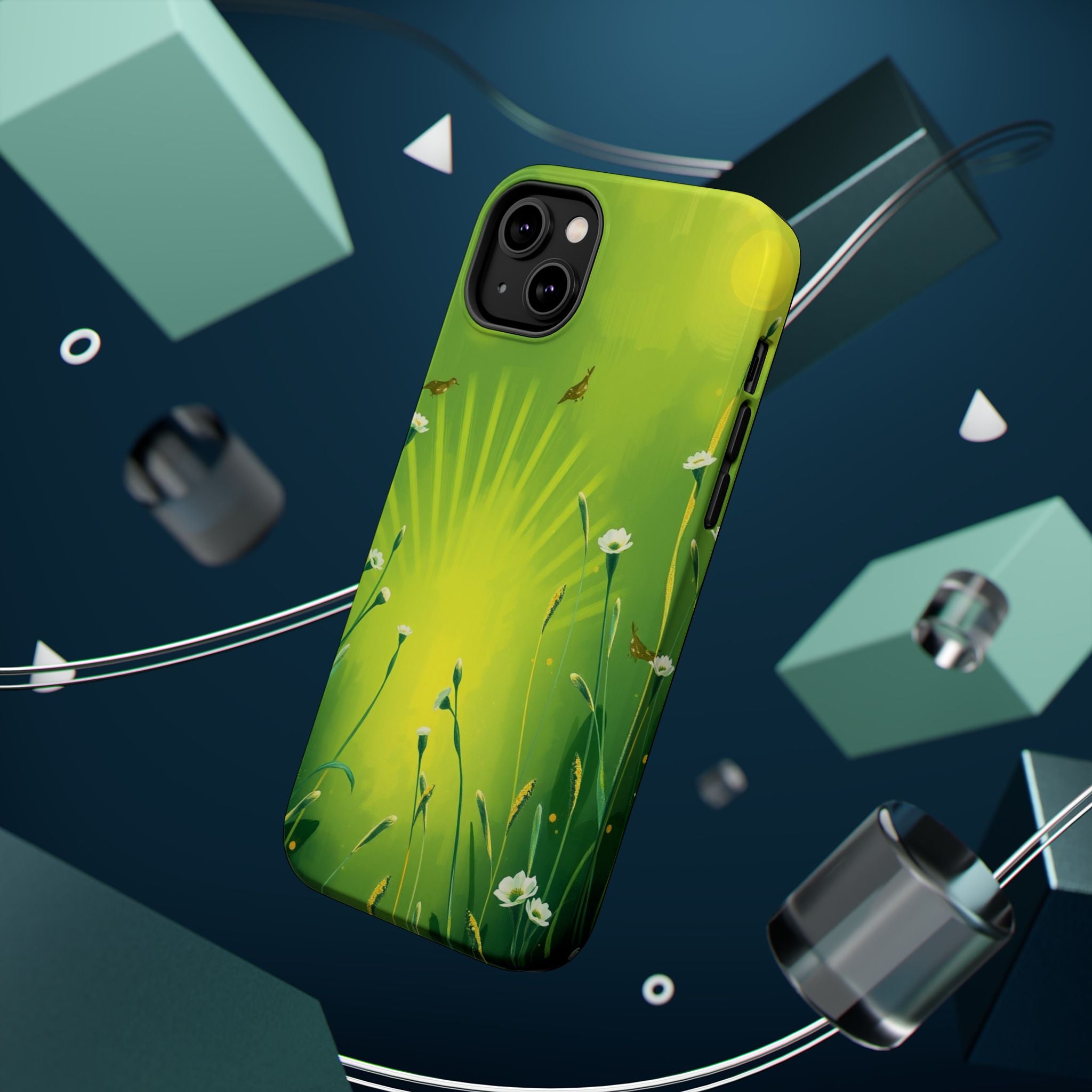 iPhone Spring Meadow Cinematic Art Bold Modern Everyday Snap Case · iPhone Case