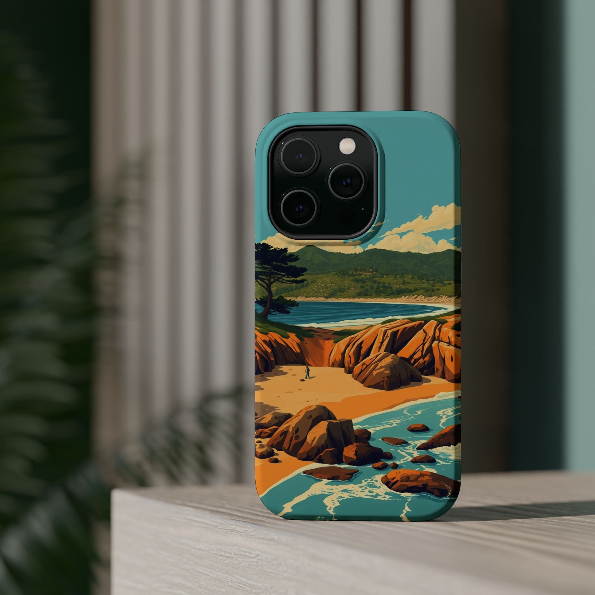 iPhone Pebble Beach Vintage Retro Poster Slim Everyday iPhone Designer · iPhone