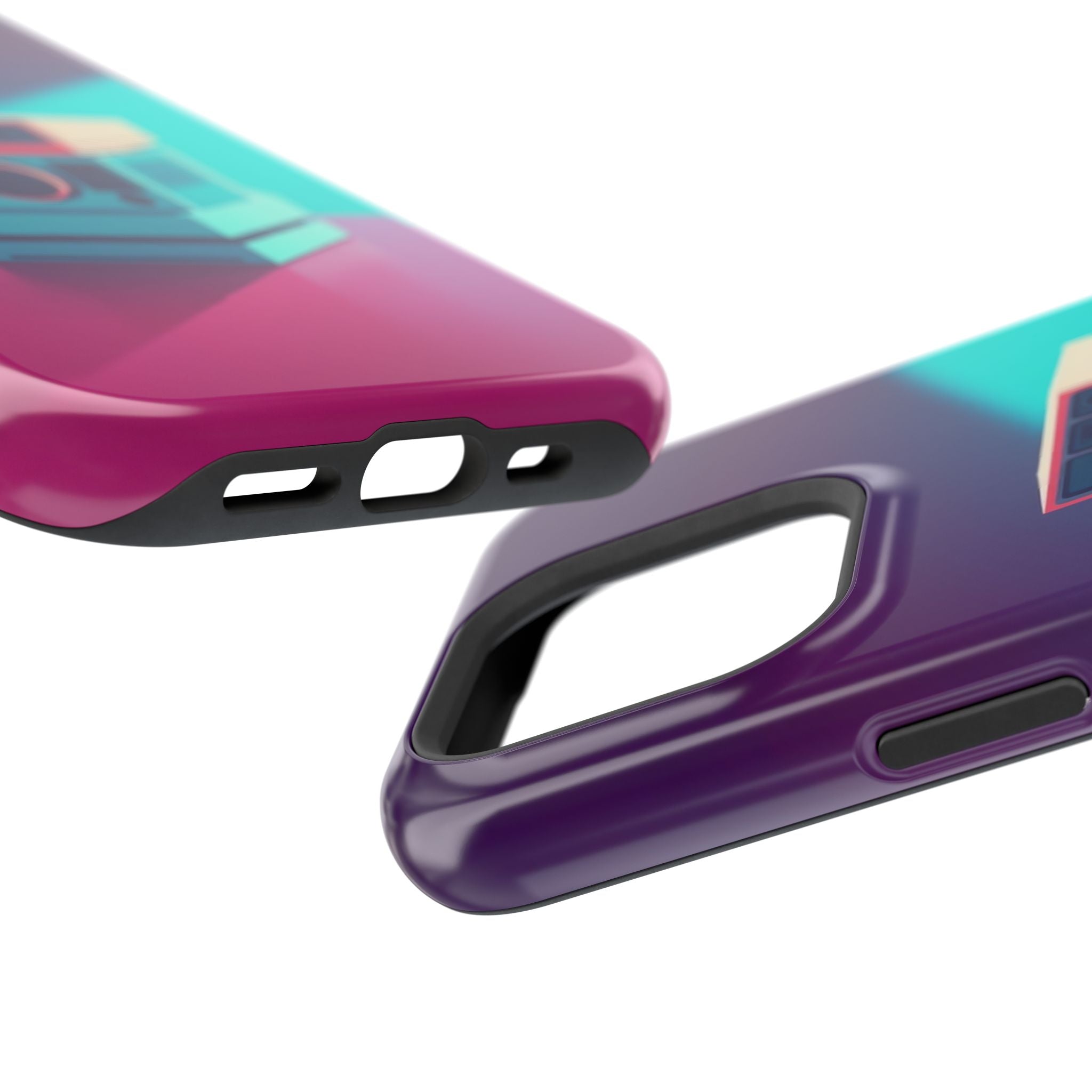 iPhone Polaroid Stack Memory Pop Art Bold Slim Everyday Designer Case · iPhone C