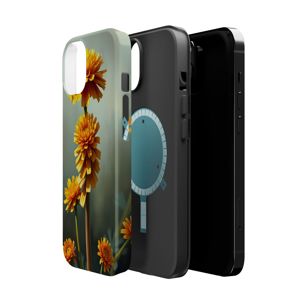 iPhone Ranunculus Stack Electric Art Slim Everyday Designer Case · iPhone Case