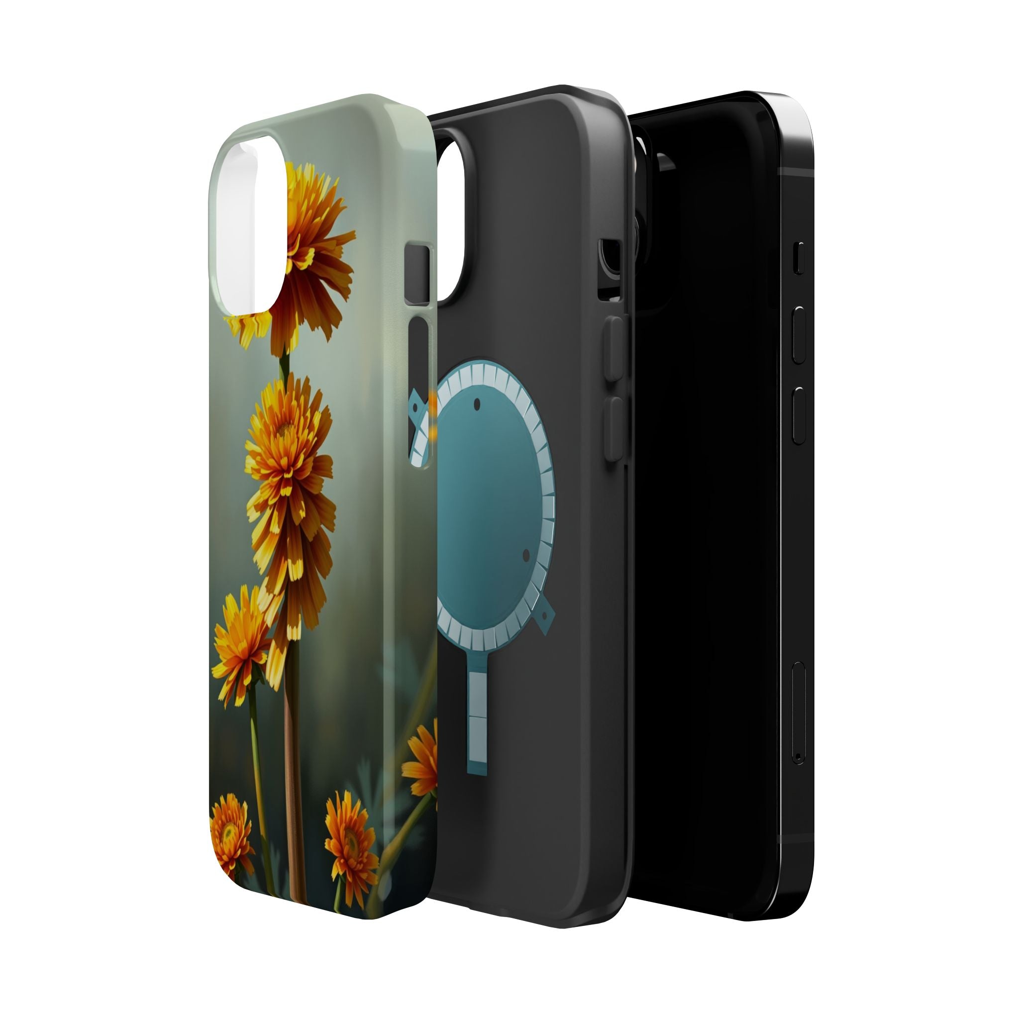 iPhone Ranunculus Stack Electric Art Slim Everyday Designer Case · iPhone Case