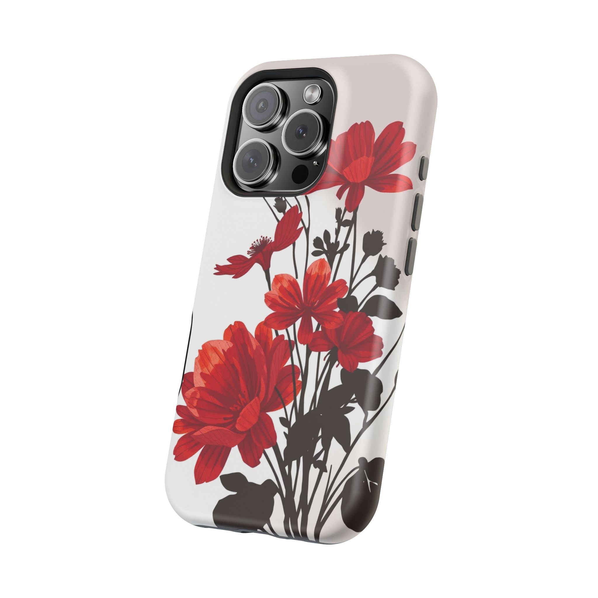 iPhone Floral Silhouette Cinematic Art Slim Snap Case · iPhone Case