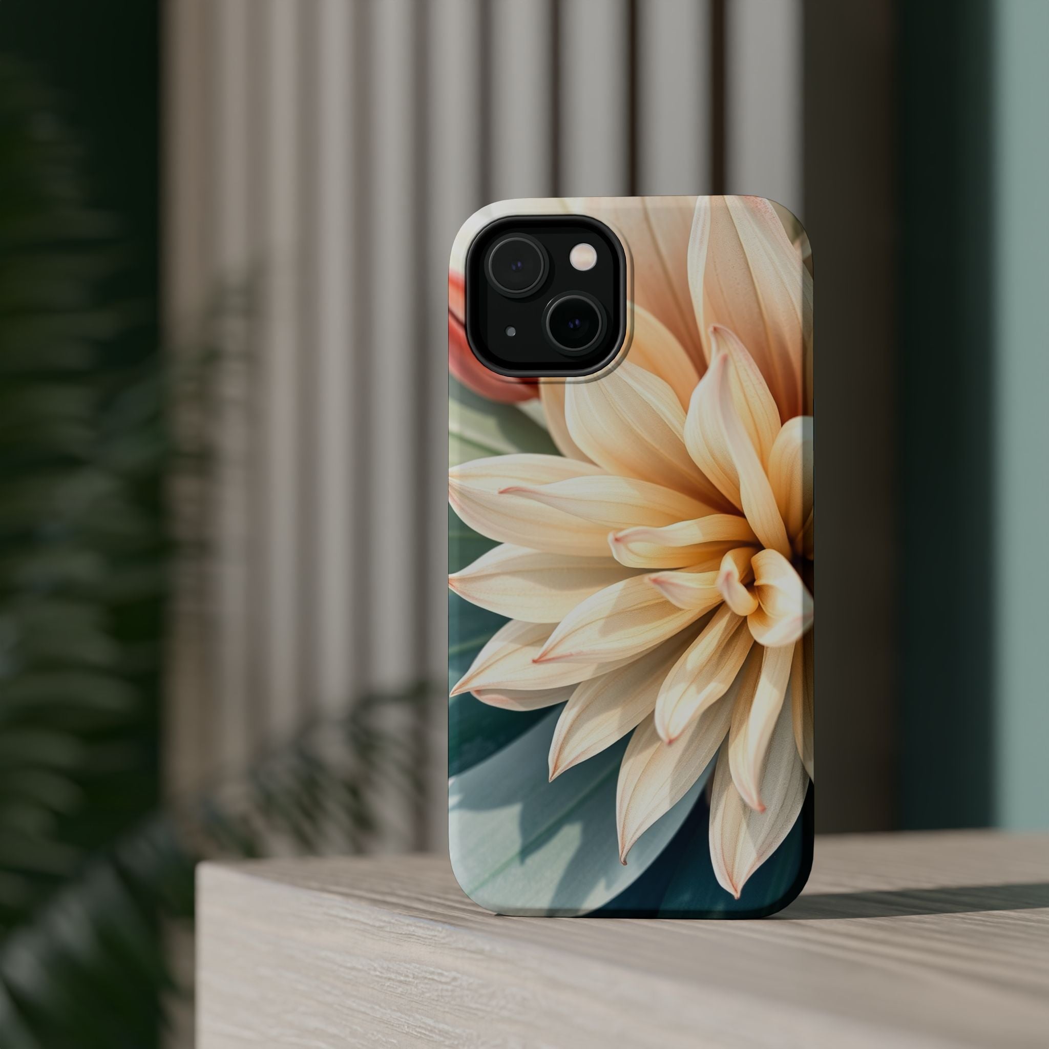 iPhone Neon Floral Radiant Design Clean Minimal Snap Case · iPhone Case