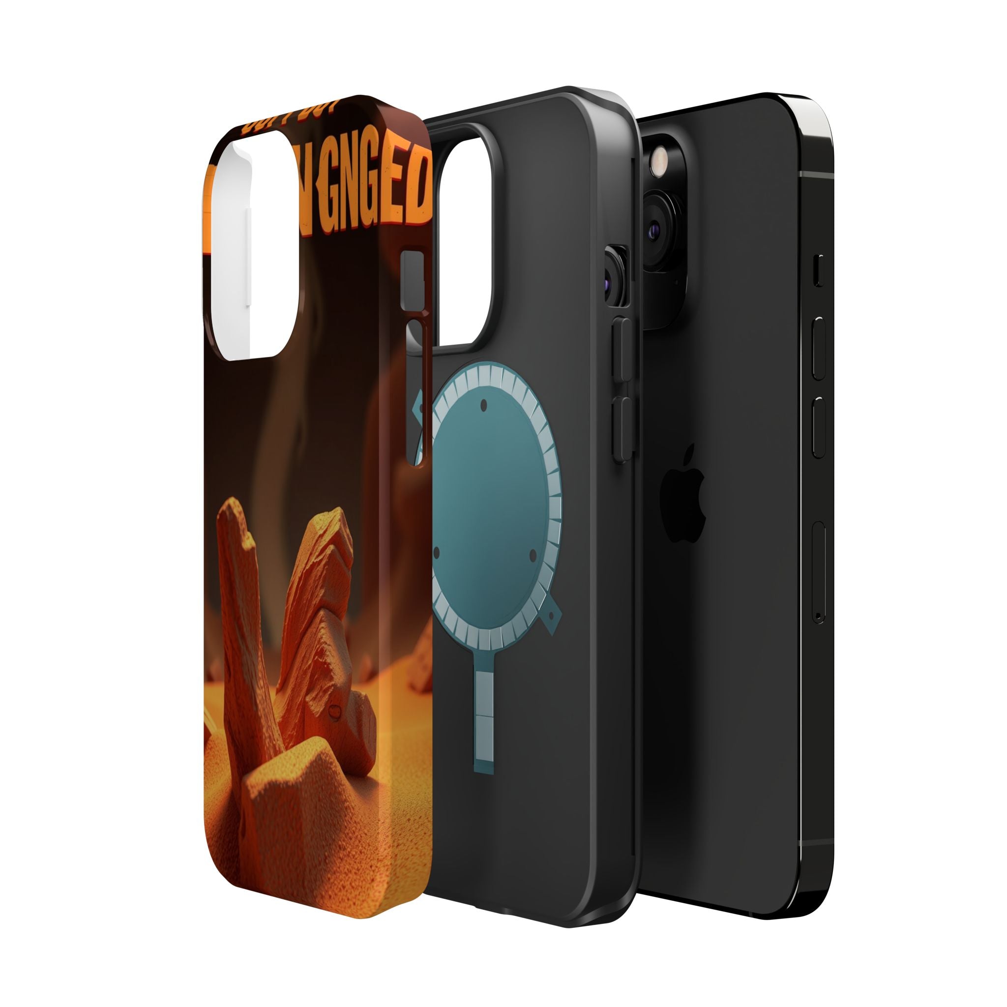 iPhone Earthy Soft but Unhinged Design Slim Everyday Designer Case · iPhone Case
