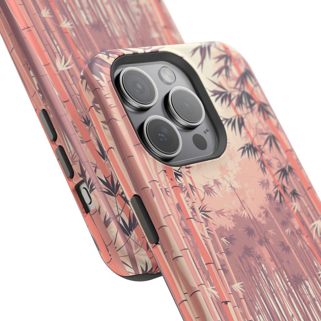 iPhone Rose Pink And Cream Bamboo Grove Slim Everyday iPhone 19 · iPhone Case