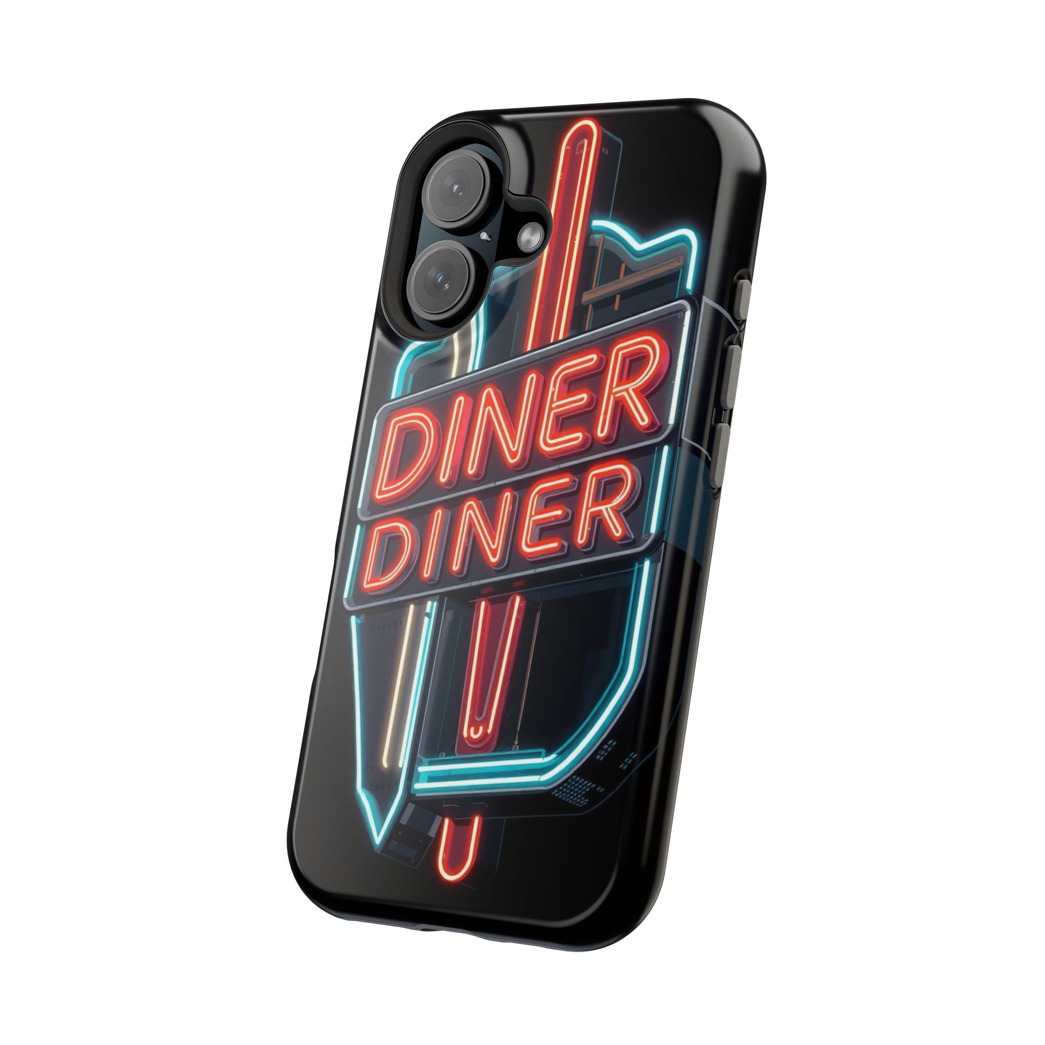 iPhone Neon Diner Sign Electric Art Slim Everyday Designer Case · iPhone Case