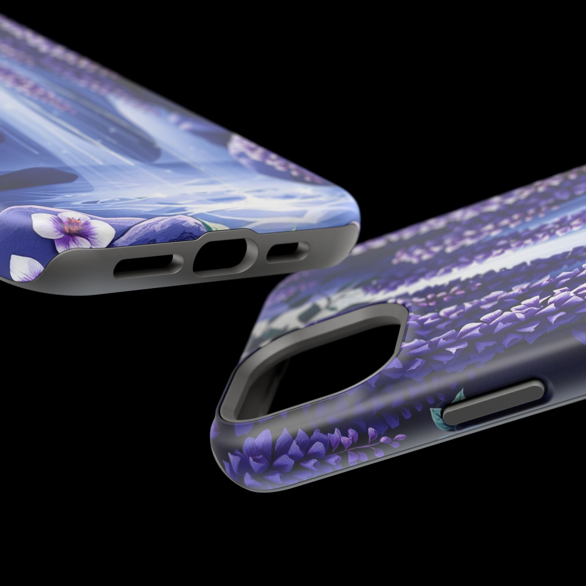 iPhone Wisteria Cascade Serene Design Slim Snap Case Ga · iPhone Case