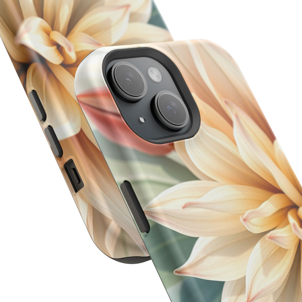 iPhone Neon Floral Radiant Design Clean Minimal Snap Case · iPhone Case
