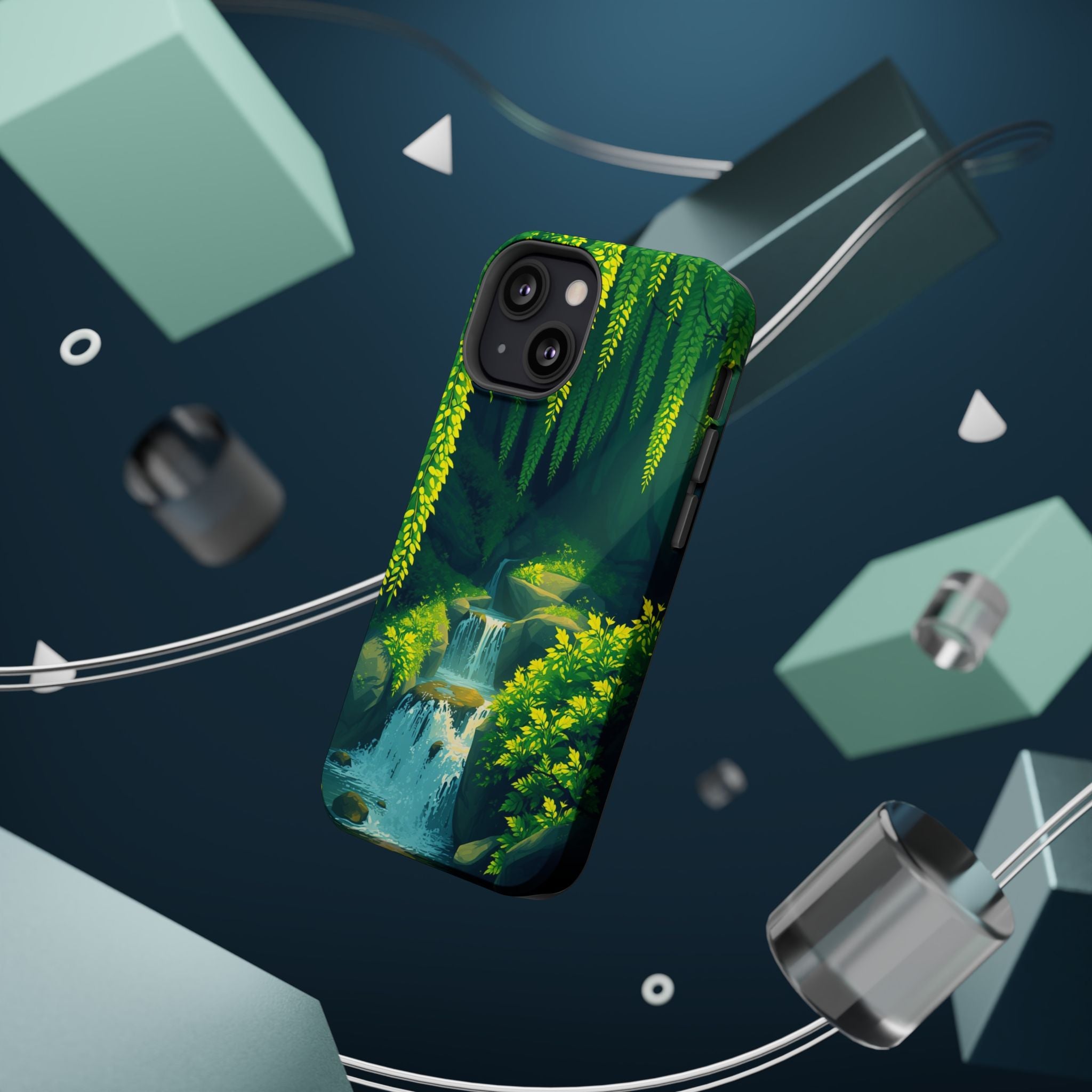 iPhone Earthy Wisteria Cascade Design Slim Everyday iPhone 13 Designer · iPhone