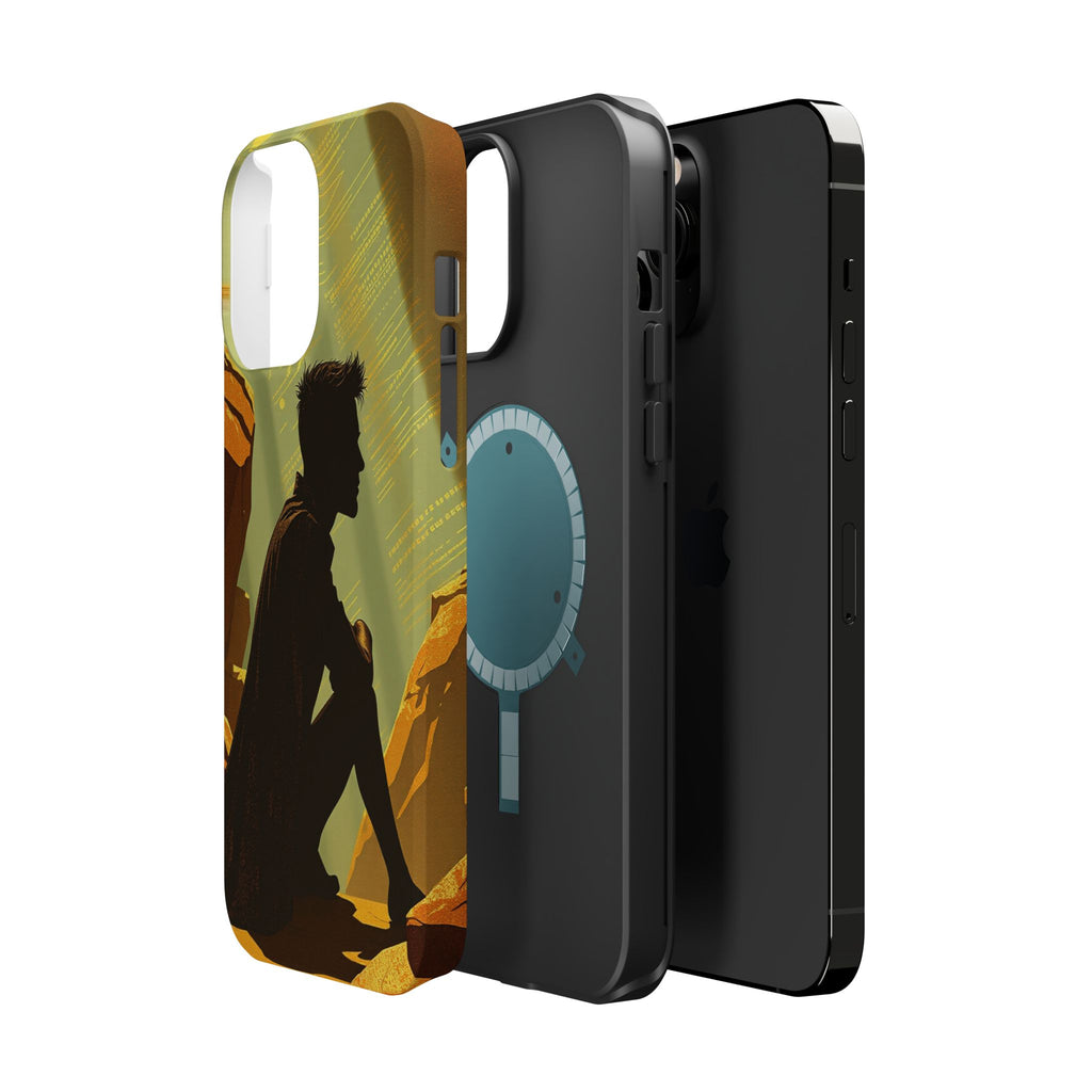 iPhone Mustard And Rust Overthinking Again Slim Everyday Designer Case · iPhone