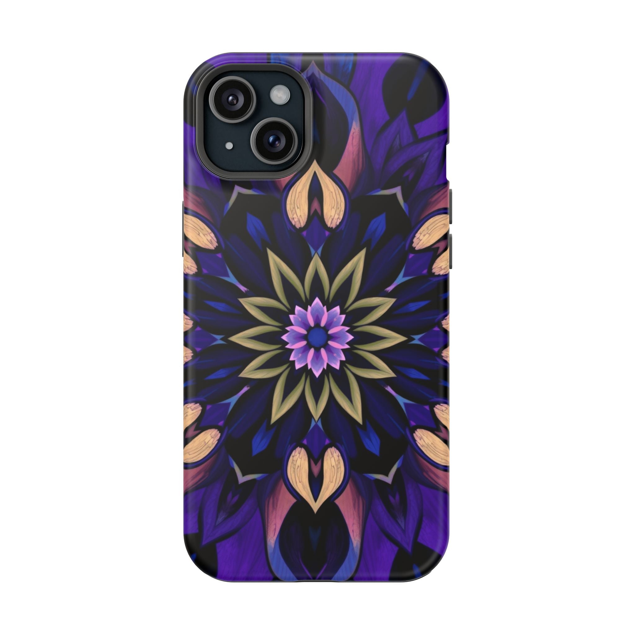 iPhone Floral Mandala Mystic Art Bold Modern Everyday Snap Case · iPhone Case