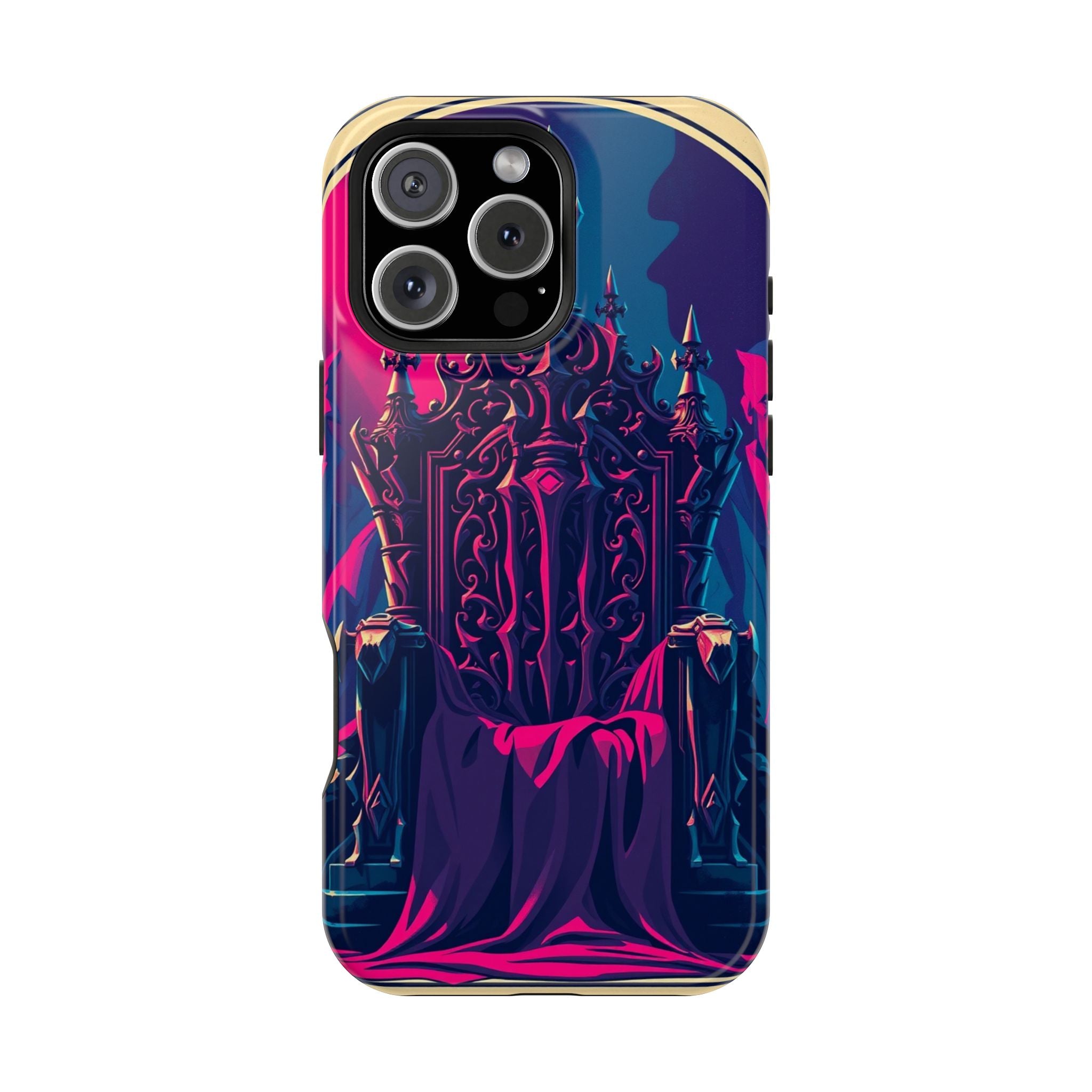 iPhone Lich King Throne Vintage Retro Poster Slim Everyday Designer Case · iPhon