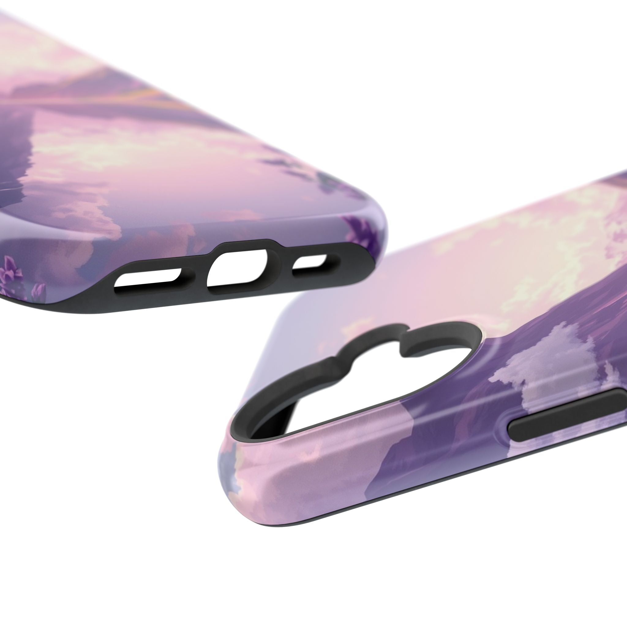 iPhone Lavender And Pearl Fjord Reflection Slim iPhone Everyday · iPhone Case
