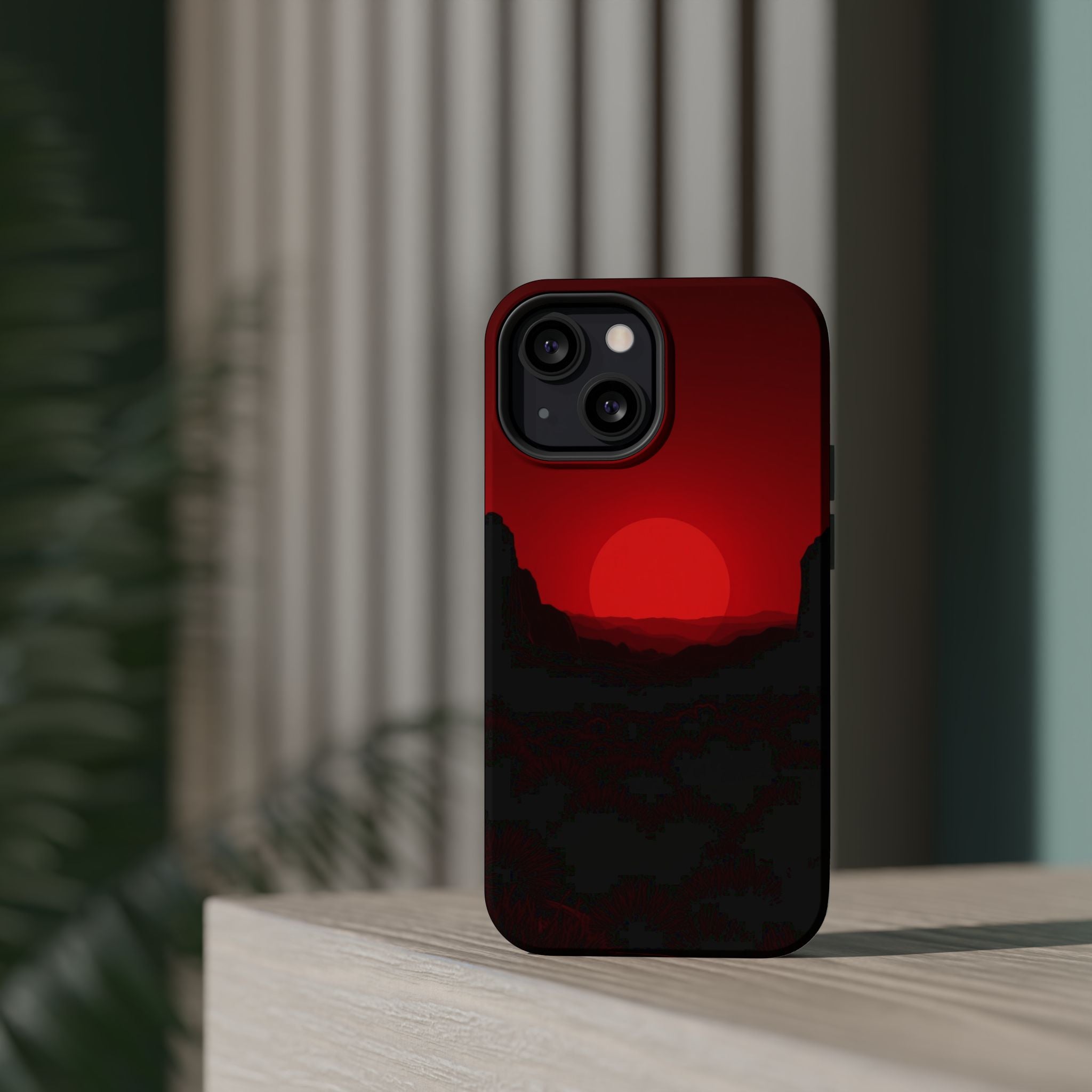 iPhone Vibrant Mesa Sunset Design Bold Modern Everyday Snap Case · iPhone Case