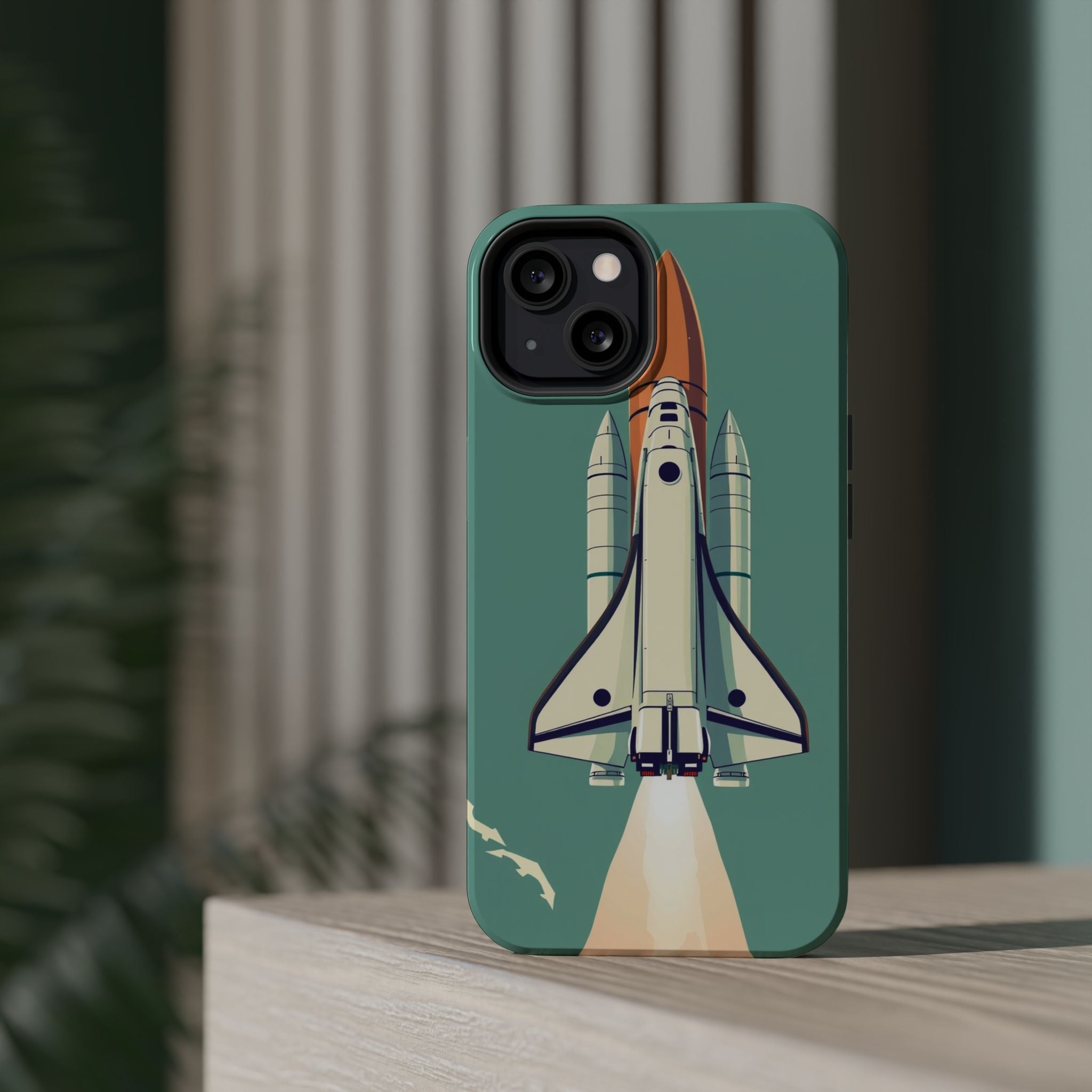 iPhone Retro Space Shuttle Cinematic Art Slim Everyday Designer Case · iPhone Ca