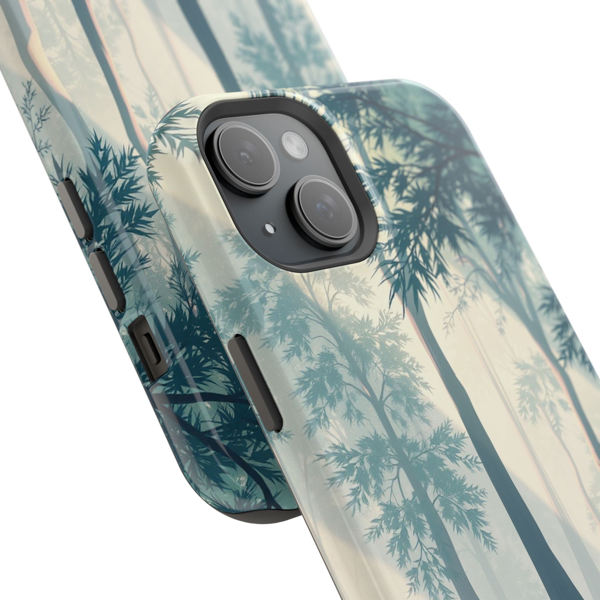 iPhone Mint And Blush Cypress Swamp Slim Everyday Designer Case · iPhone Case