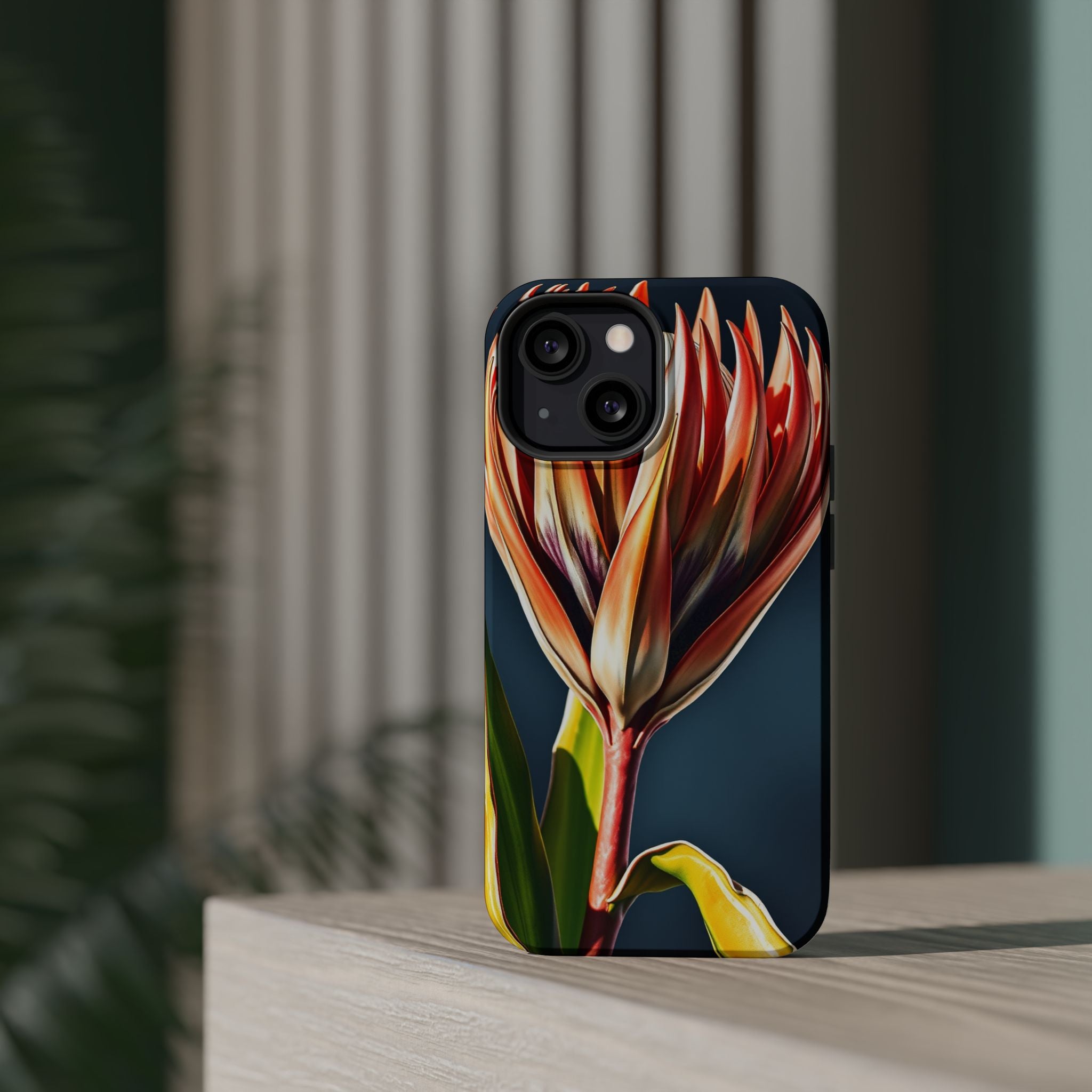iPhone Protea Bold Vibrant Watercolor Slim Snap Case Ga · iPhone Case