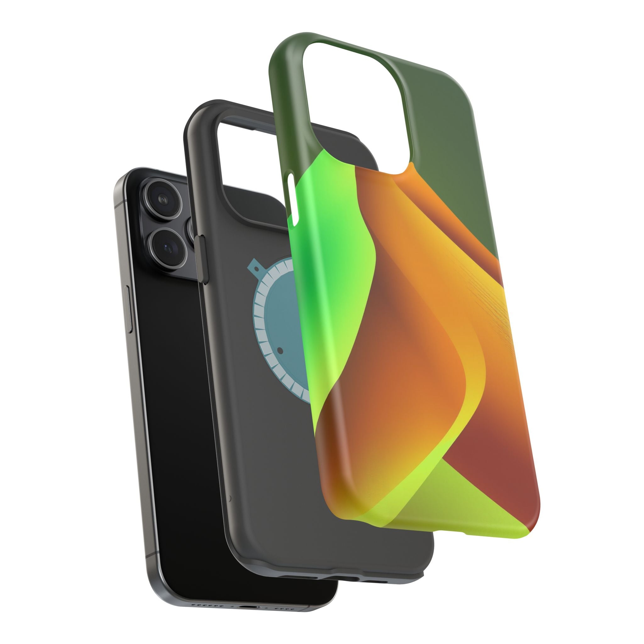 iPhone Emerald Green And Gold Desert Dunes Slim iPhone Everyday · iPhone Case