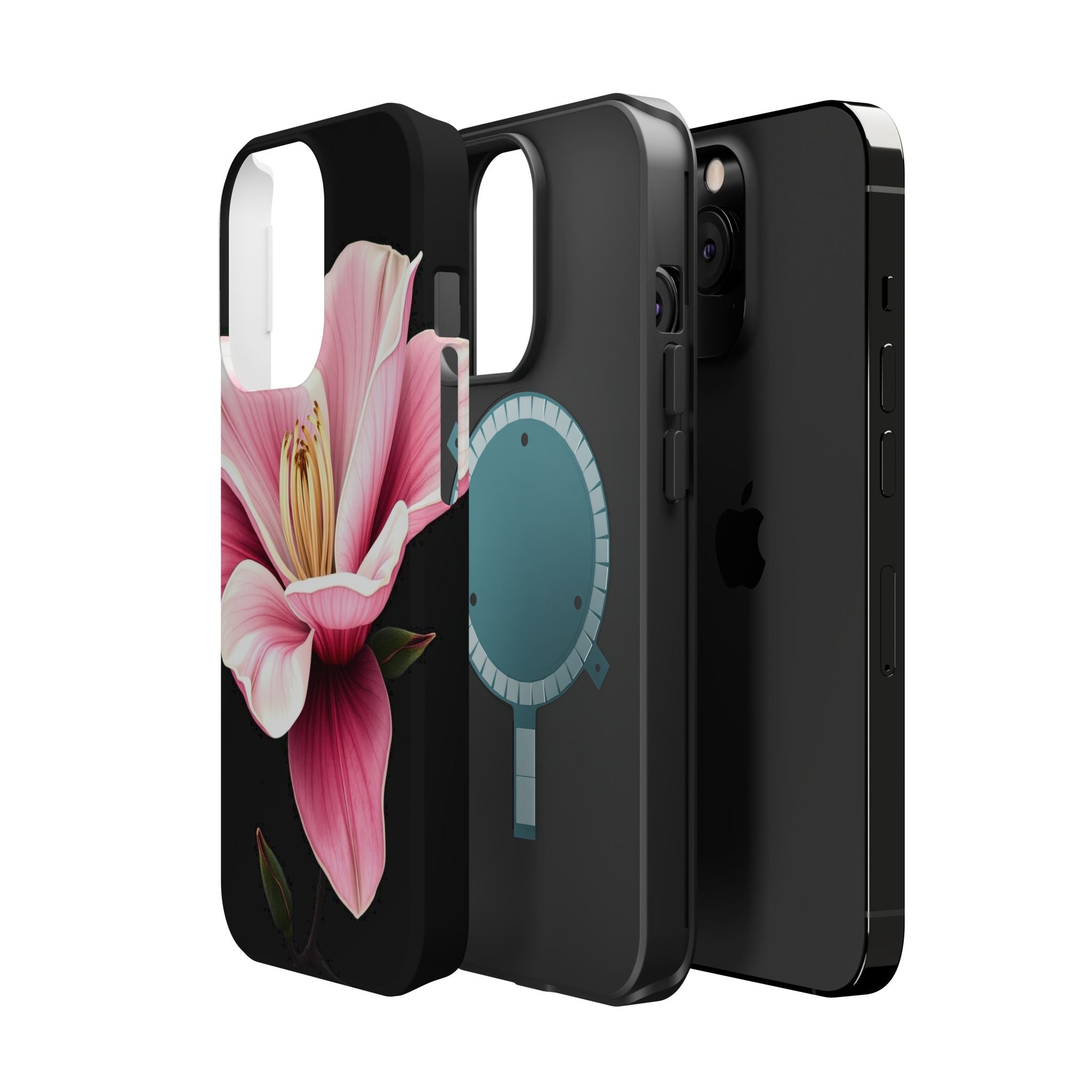 iPhone Magnolia Dream Dark Gothic Ink Slim Everyday Designer Case · iPhone Case
