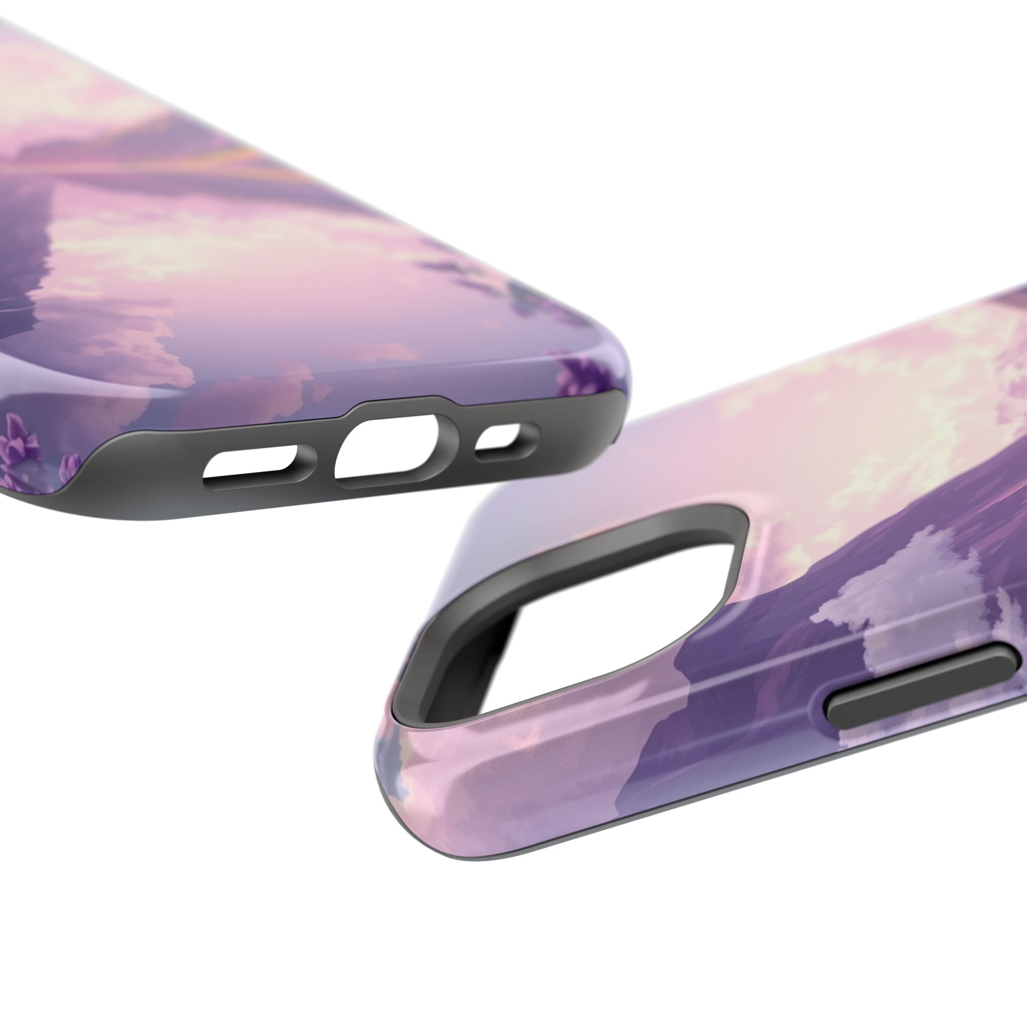 iPhone Lavender And Pearl Fjord Reflection Slim iPhone Everyday · iPhone Case