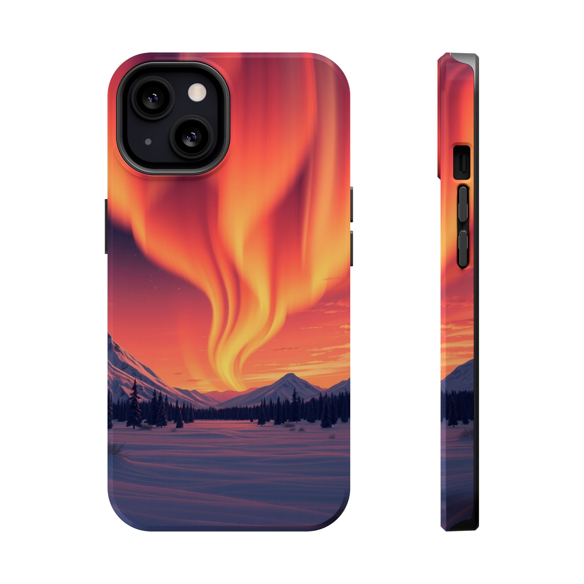 iPhone Sunset Amber And Peach Northern Lights Slim iPhone Everyday · iPhone Case