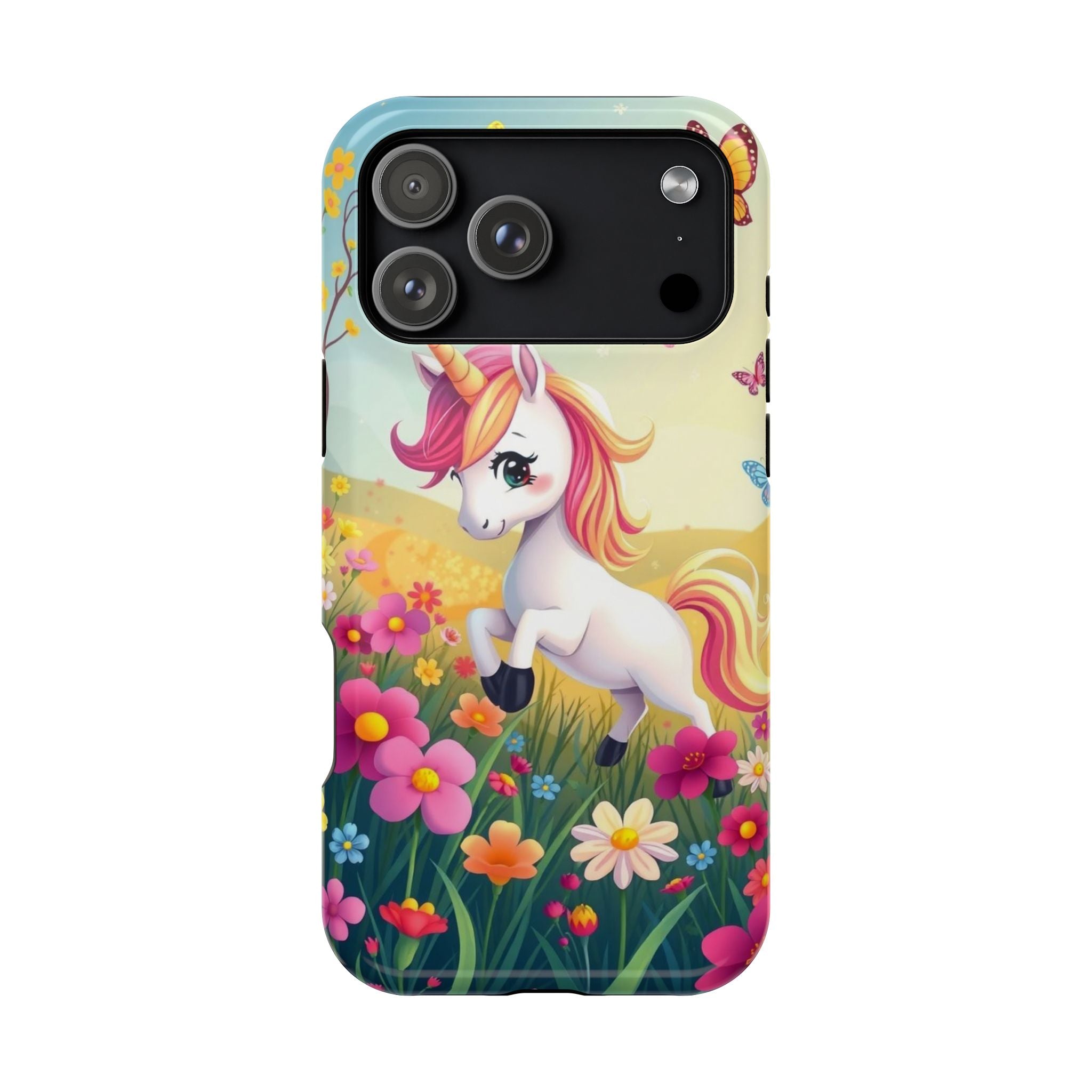 iPhone Magical Meadow Unicorn Kids Fun iPhone Phone Case Gift Slim · iPhone Case